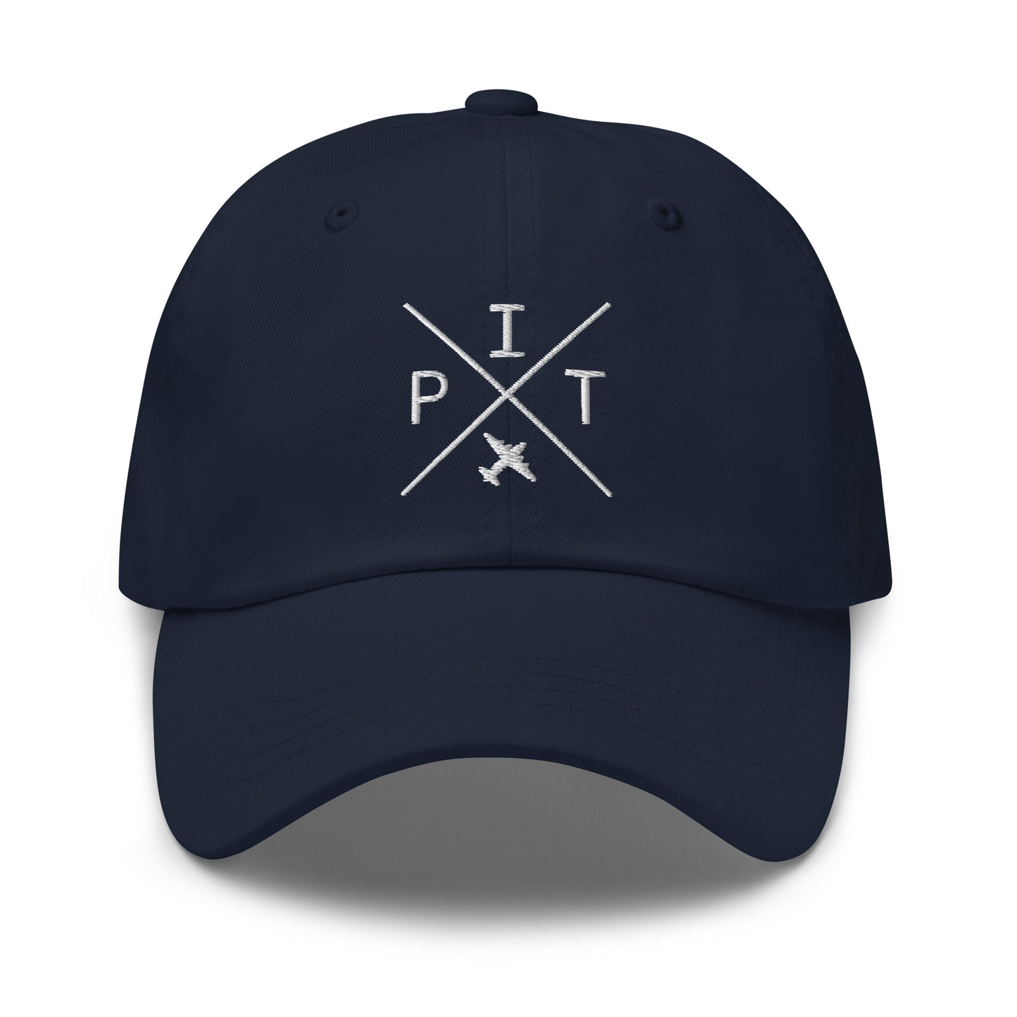 Crossed-X Dad Hat - White • PIT Pittsburgh • YHM Designs - Image 16