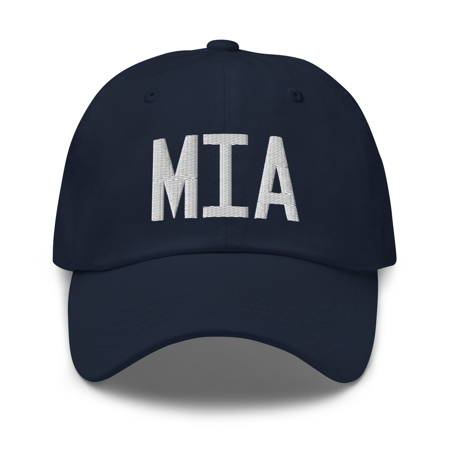 Airport Code Baseball Cap - White • MIA Miami • YHM Designs - Image 16