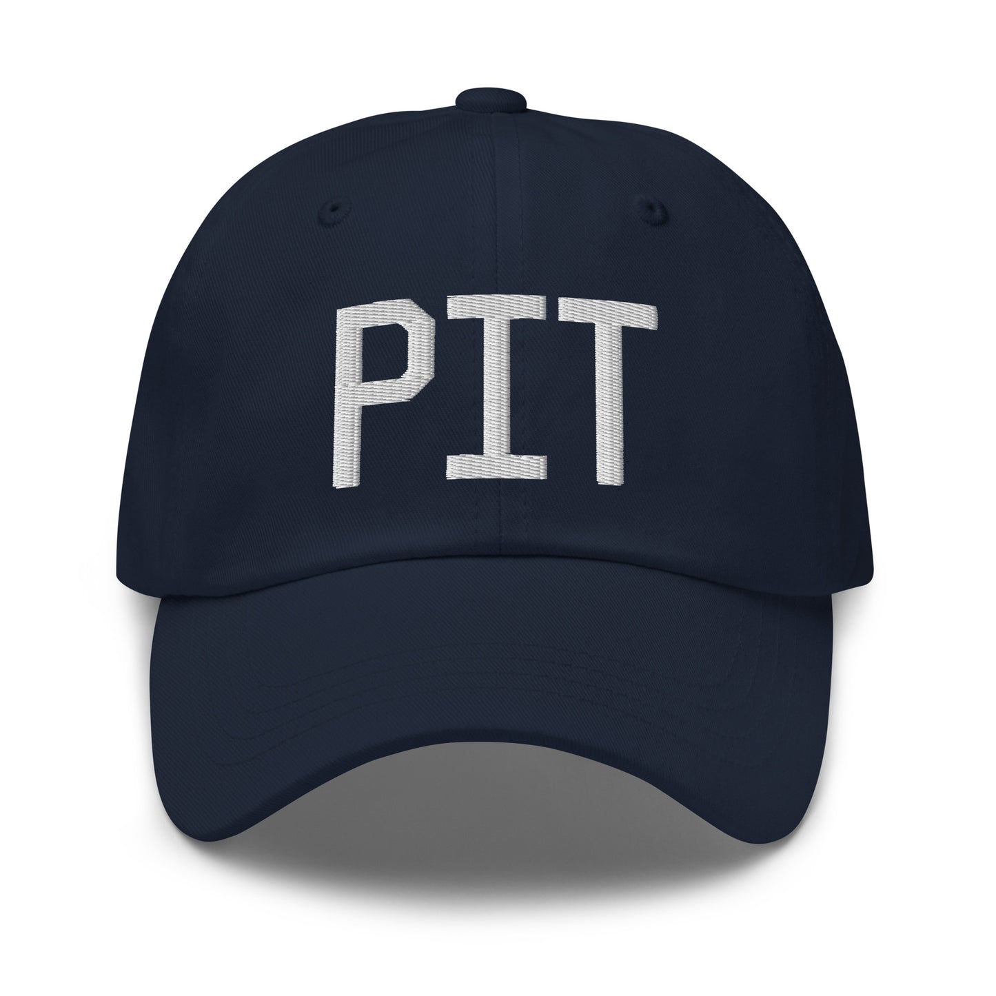 Airport Code Baseball Cap - White • PIT Pittsburgh • YHM Designs - Image 16