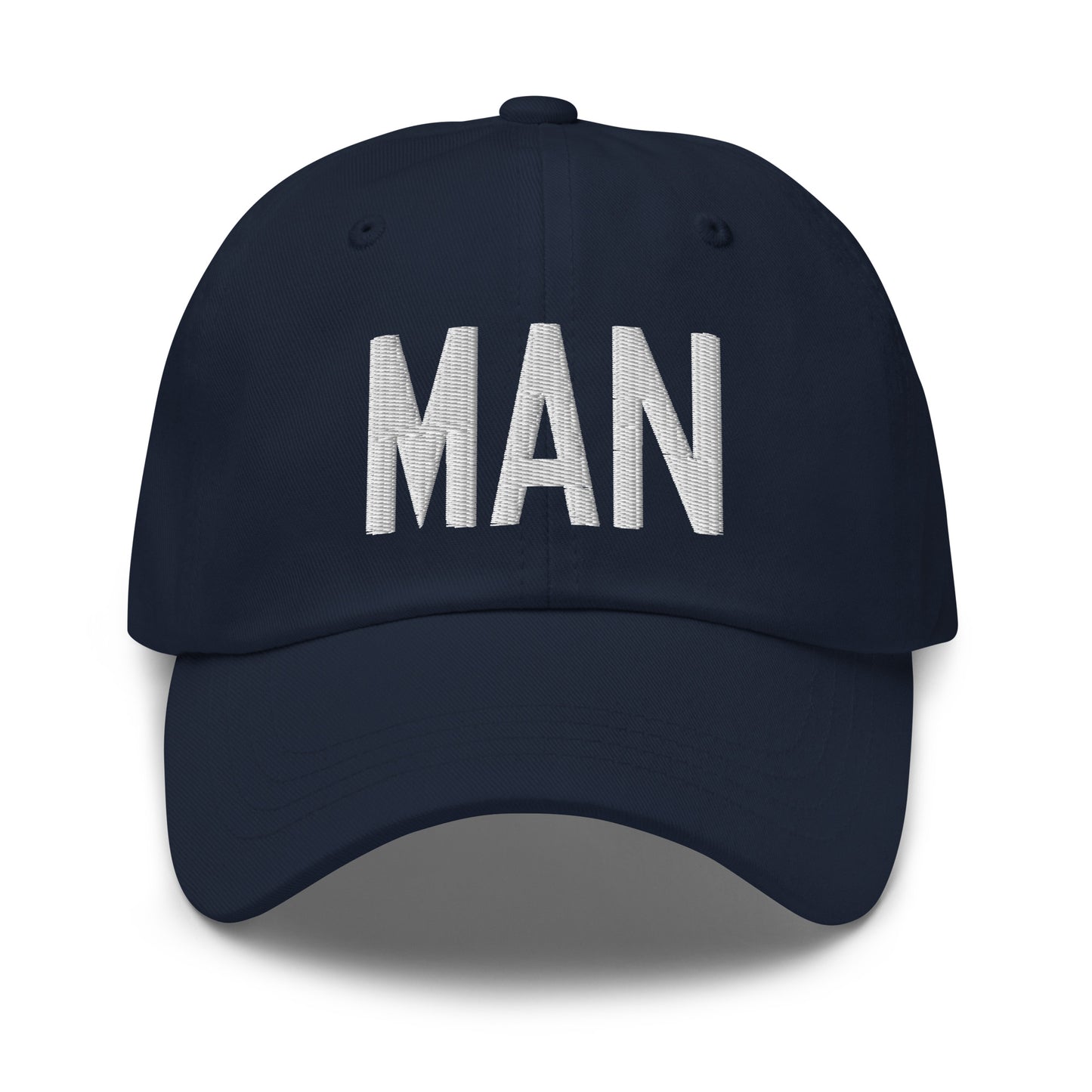 MAN Manchester Baseball Cap • Air Force Lettering in White • YHM Designs - Image 16