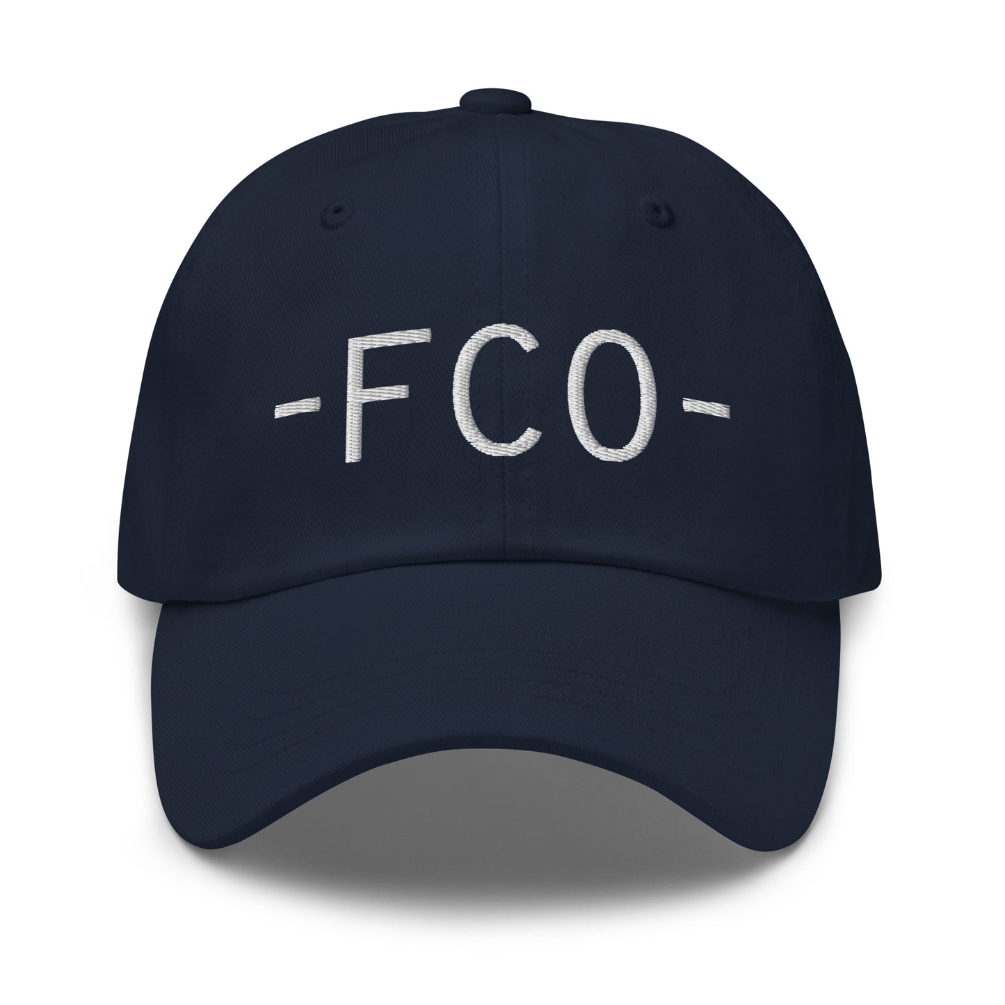 Souvenir Baseball Cap - White • FCO Rome • YHM Designs - Image 14