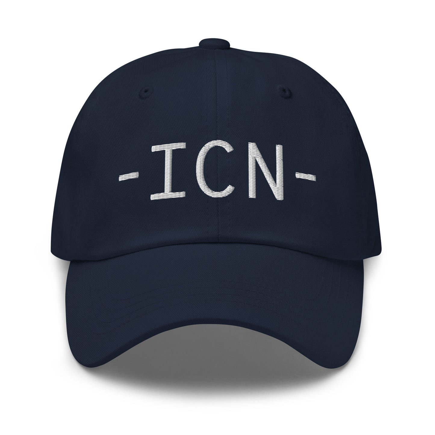 Souvenir Baseball Cap - White • ICN Seoul • YHM Designs - Image 14