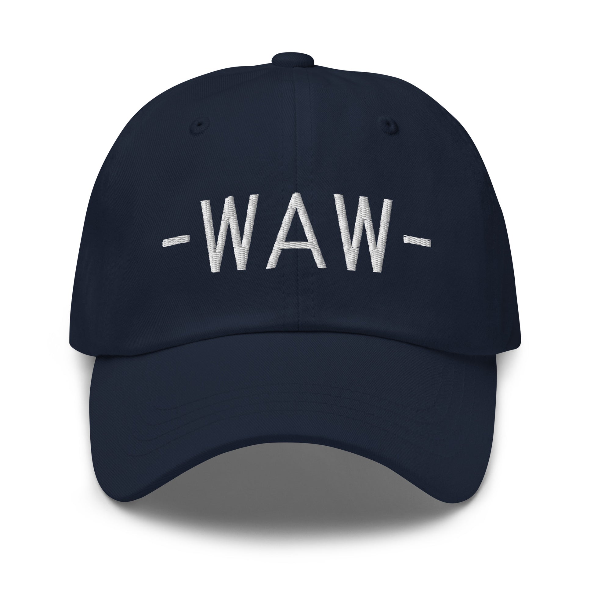 Souvenir Baseball Cap - White • WAW Warsaw • YHM Designs - Image 14