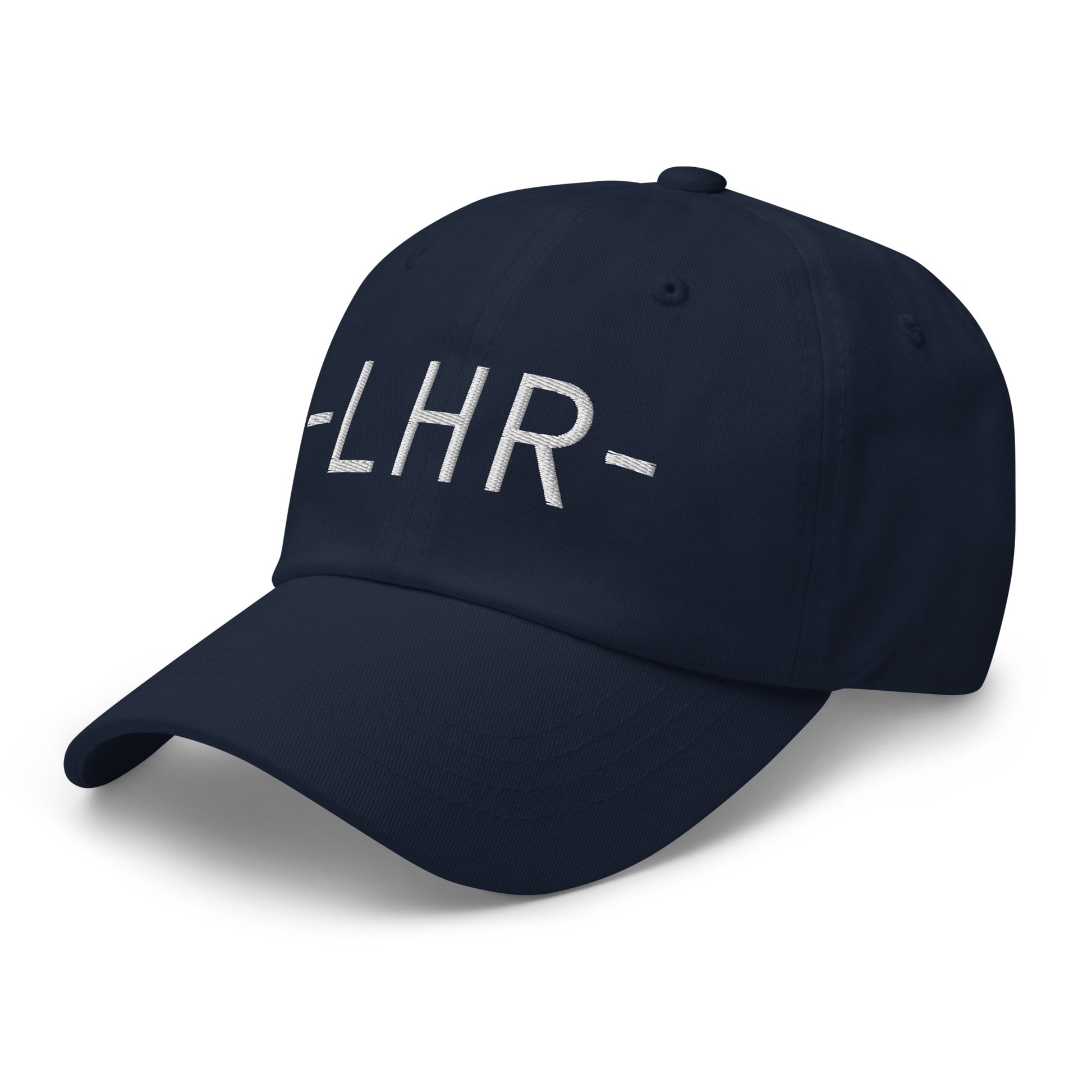Souvenir Baseball Cap - White • LHR London • YHM Designs - Image 15