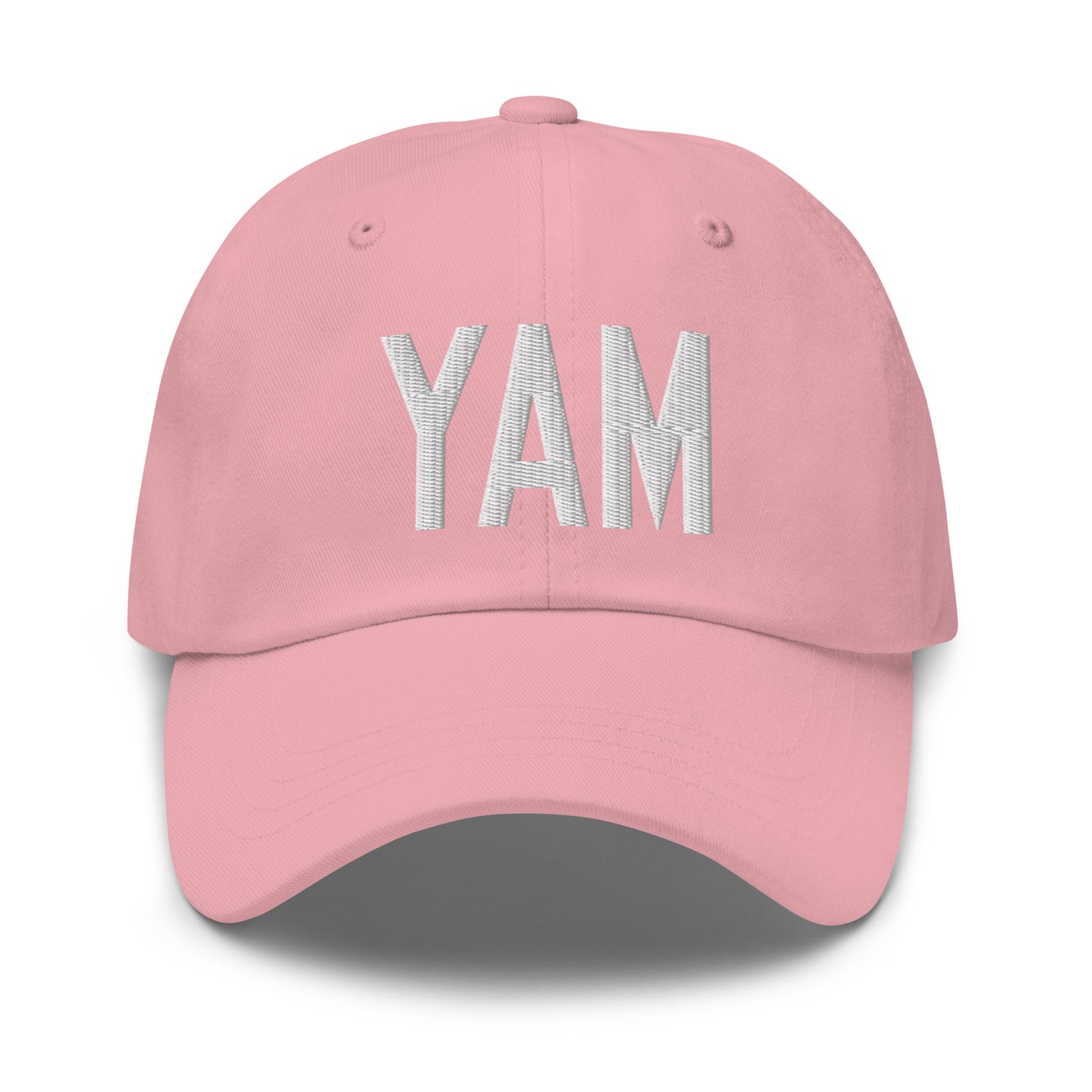 Airport Code Baseball Cap - White • YAM Sault-Ste-Marie • YHM Designs - Image 25