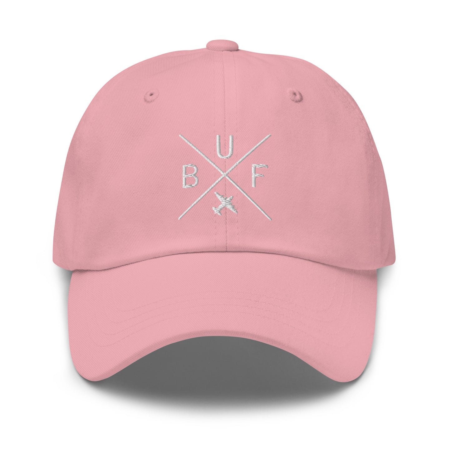 Crossed-X Dad Hat - White • BUF Buffalo • YHM Designs - Image 25