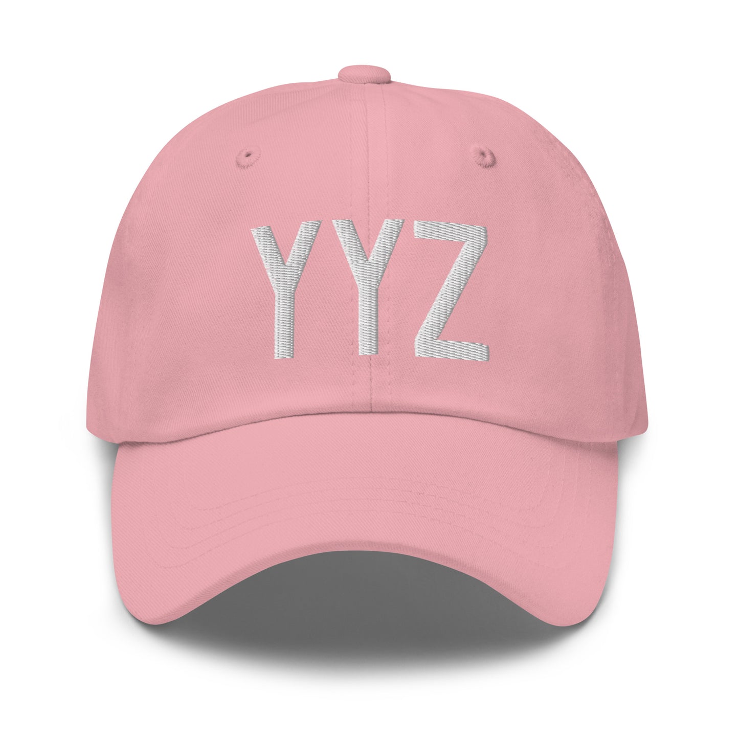 Airport Code Baseball Cap - White • YYZ Toronto • YHM Designs - Image 25