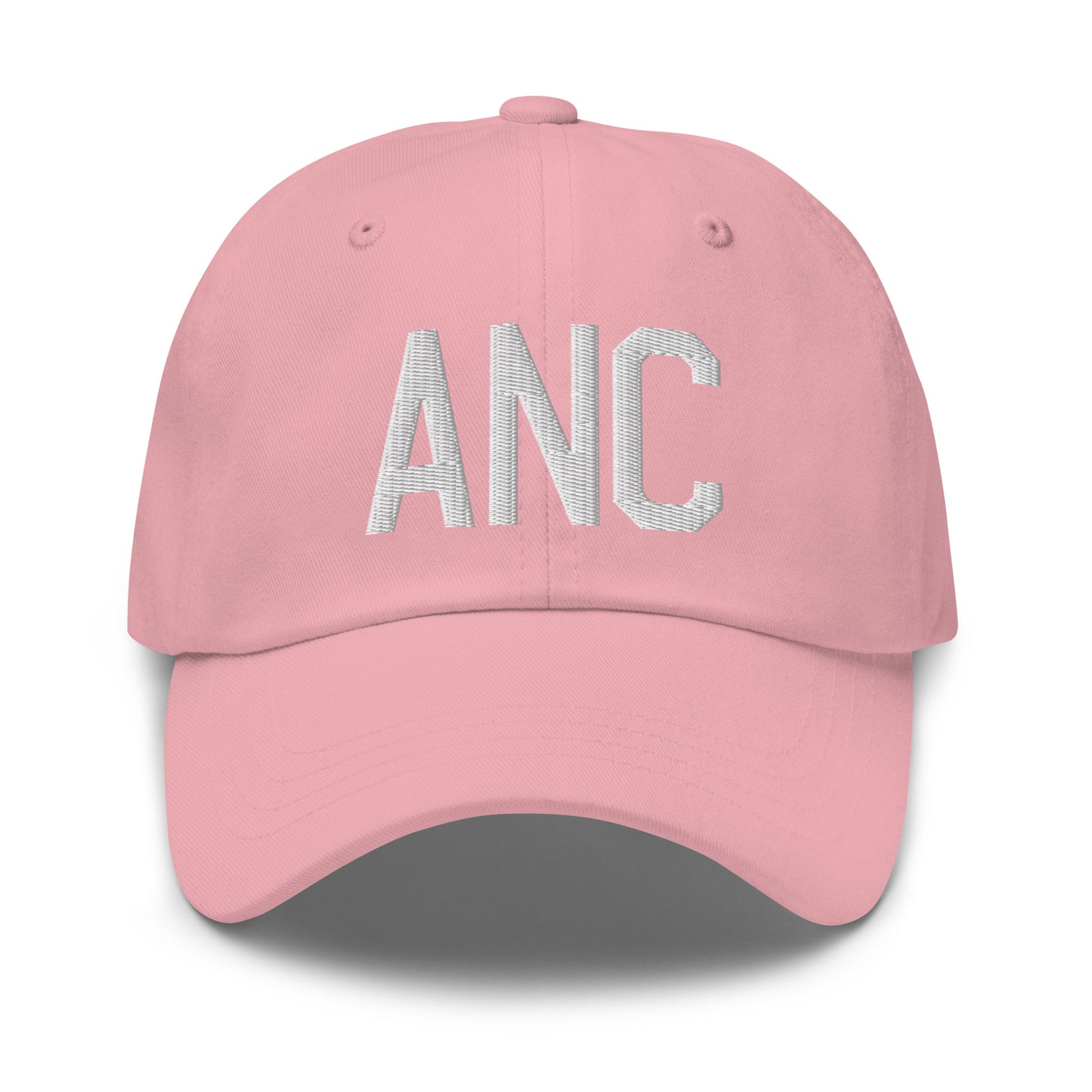 Airport Code Baseball Cap - White • ANC Anchorage • YHM Designs - Image 25