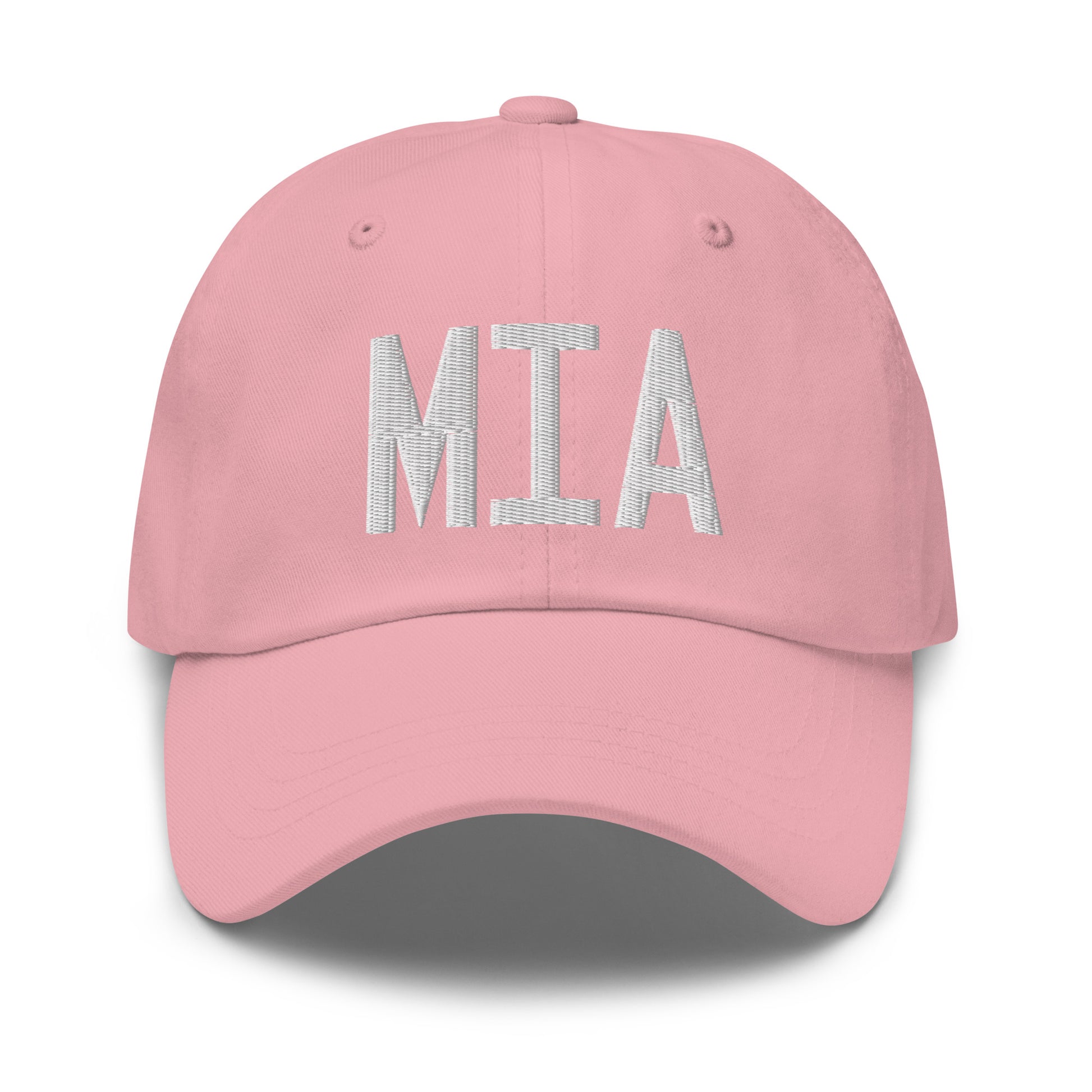 Airport Code Baseball Cap - White • MIA Miami • YHM Designs - Image 25