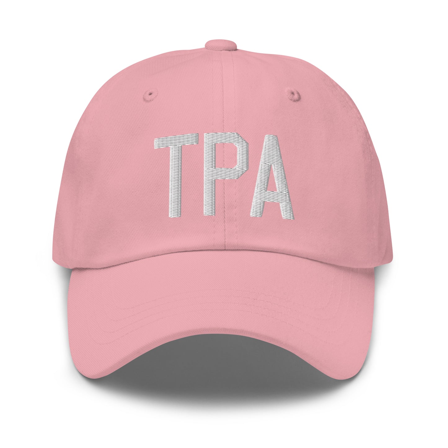 Airport Code Baseball Cap - White • TPA Tampa • YHM Designs - Image 25