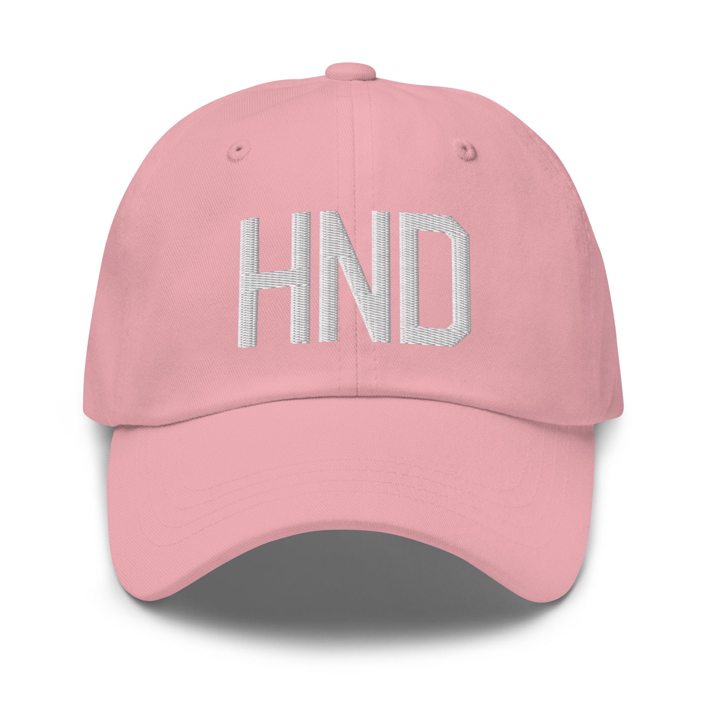 Airport Code Baseball Cap - White • HND Tokyo • YHM Designs - Image 25