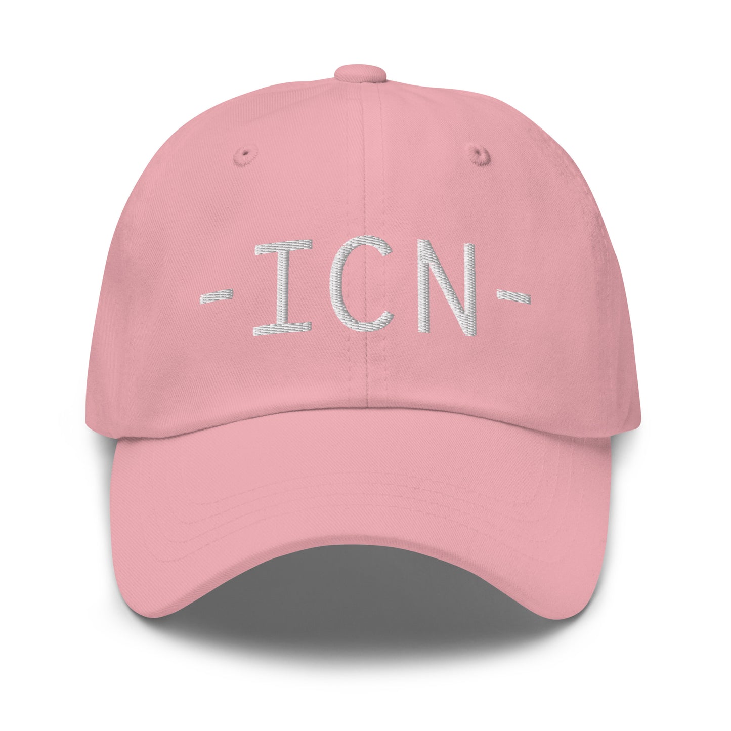 Souvenir Baseball Cap - White • ICN Seoul • YHM Designs - Image 25