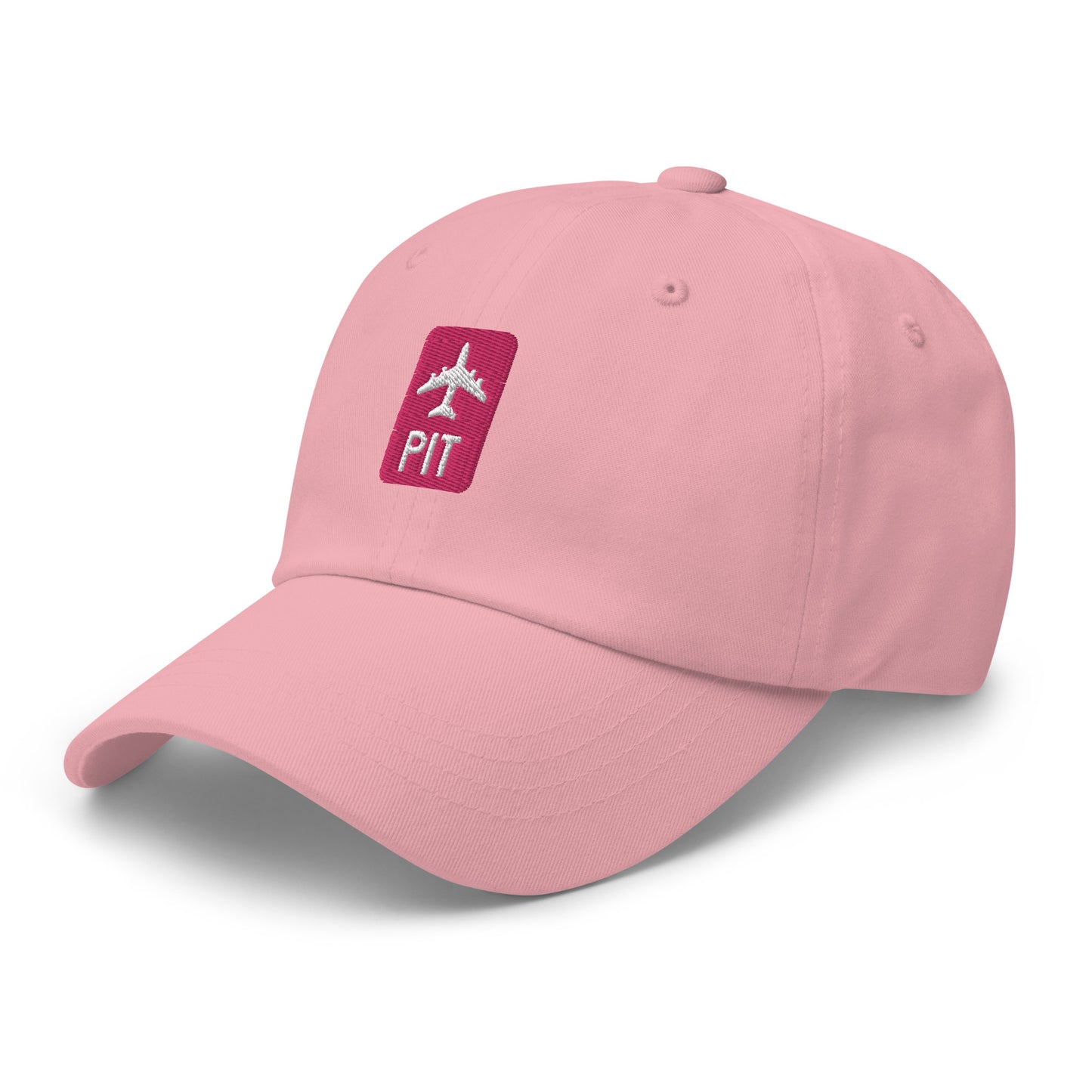 Jetliner Baseball Cap • Pink • PIT Pittsburgh Souvenir • YHM Designs - Image 01