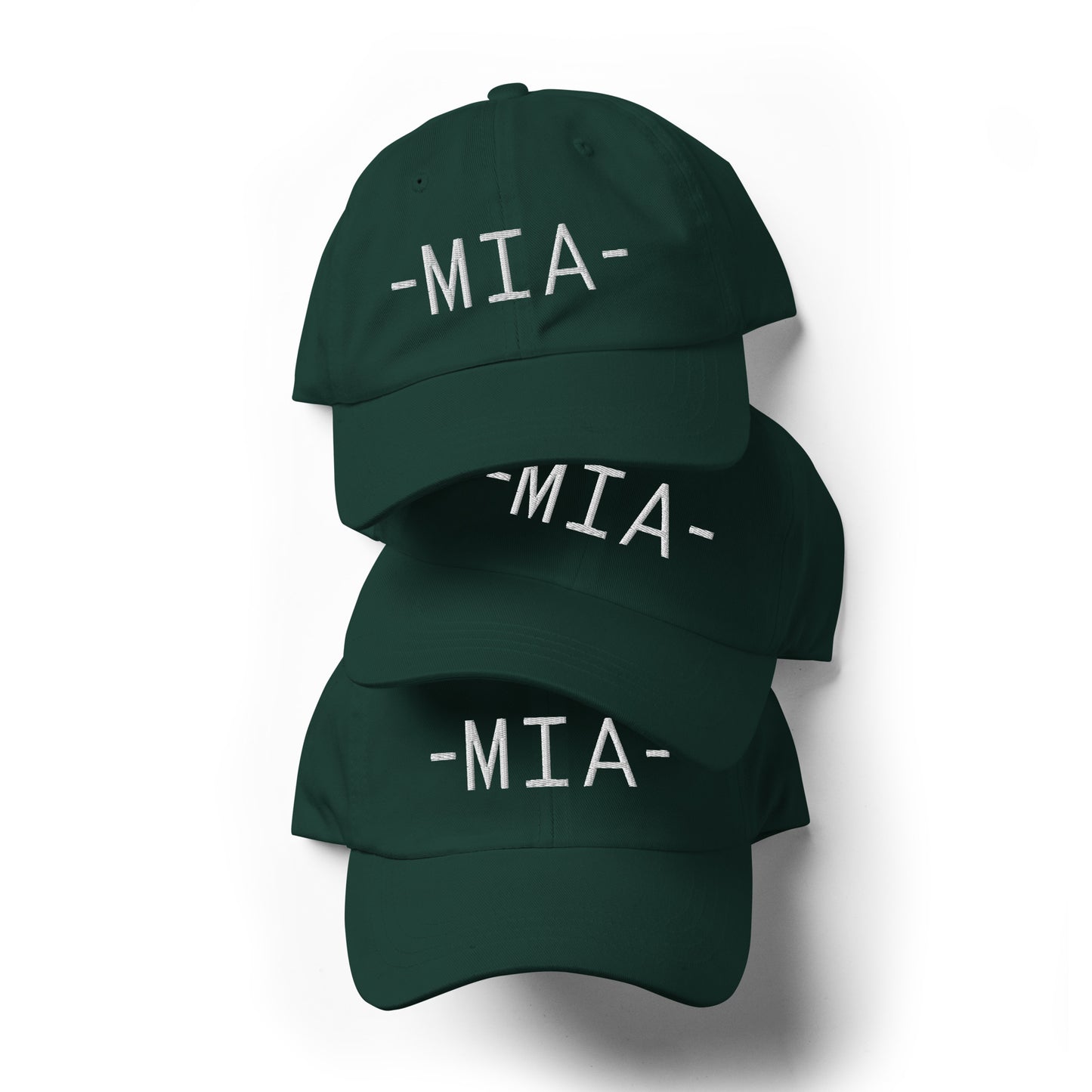 Souvenir Baseball Cap - White • MIA Miami • YHM Designs - Image 05