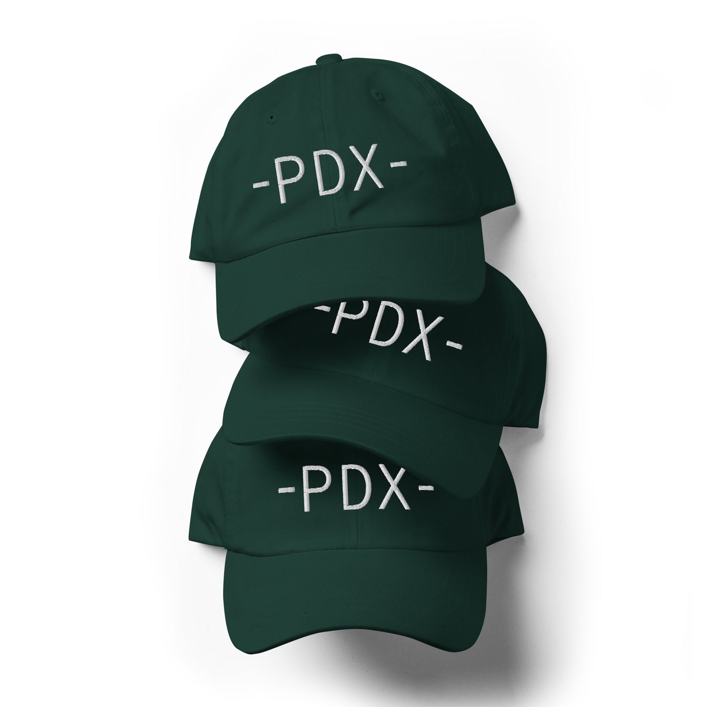 Souvenir Baseball Cap - White • PDX Portland • YHM Designs - Image 05