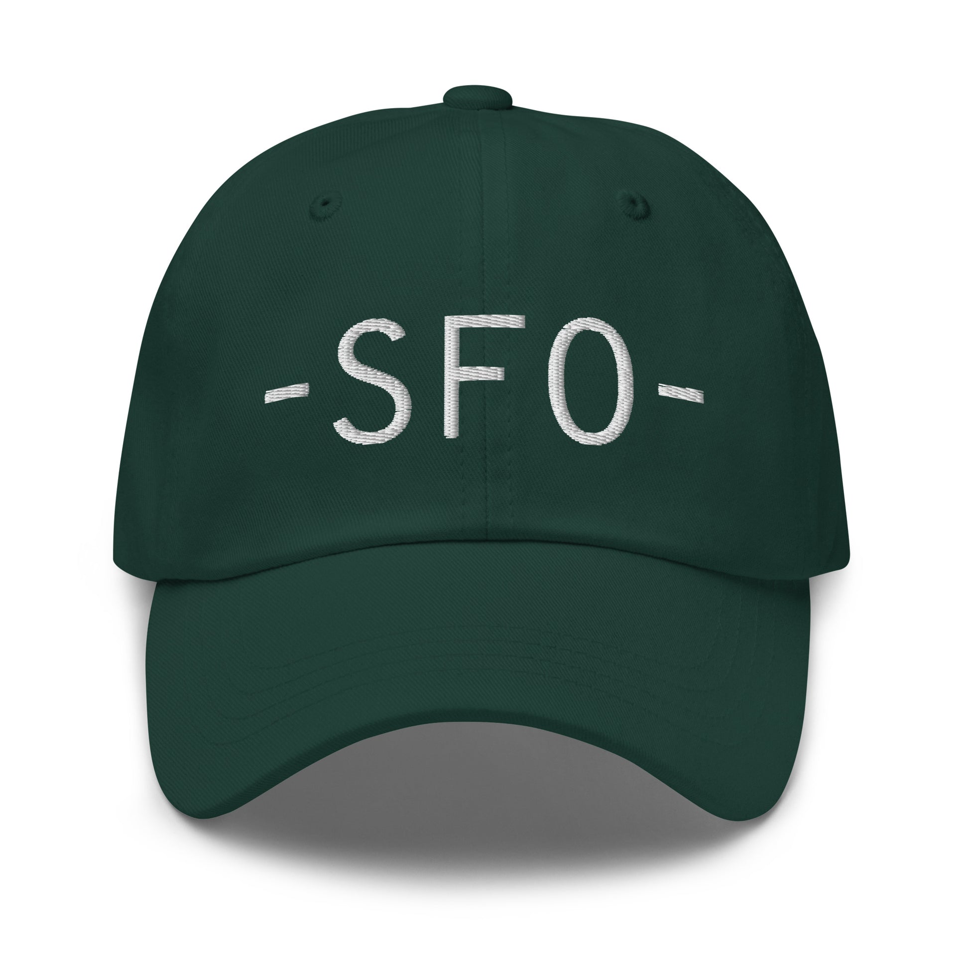 Souvenir Baseball Cap - White • SFO San Francisco • YHM Designs - Image 17