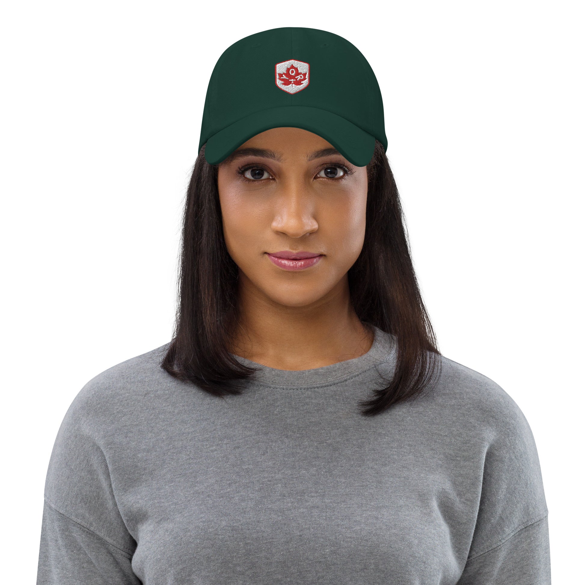 Maple Leaf Baseball Cap - Red/White • YQR Regina • YHM Designs - Image 07