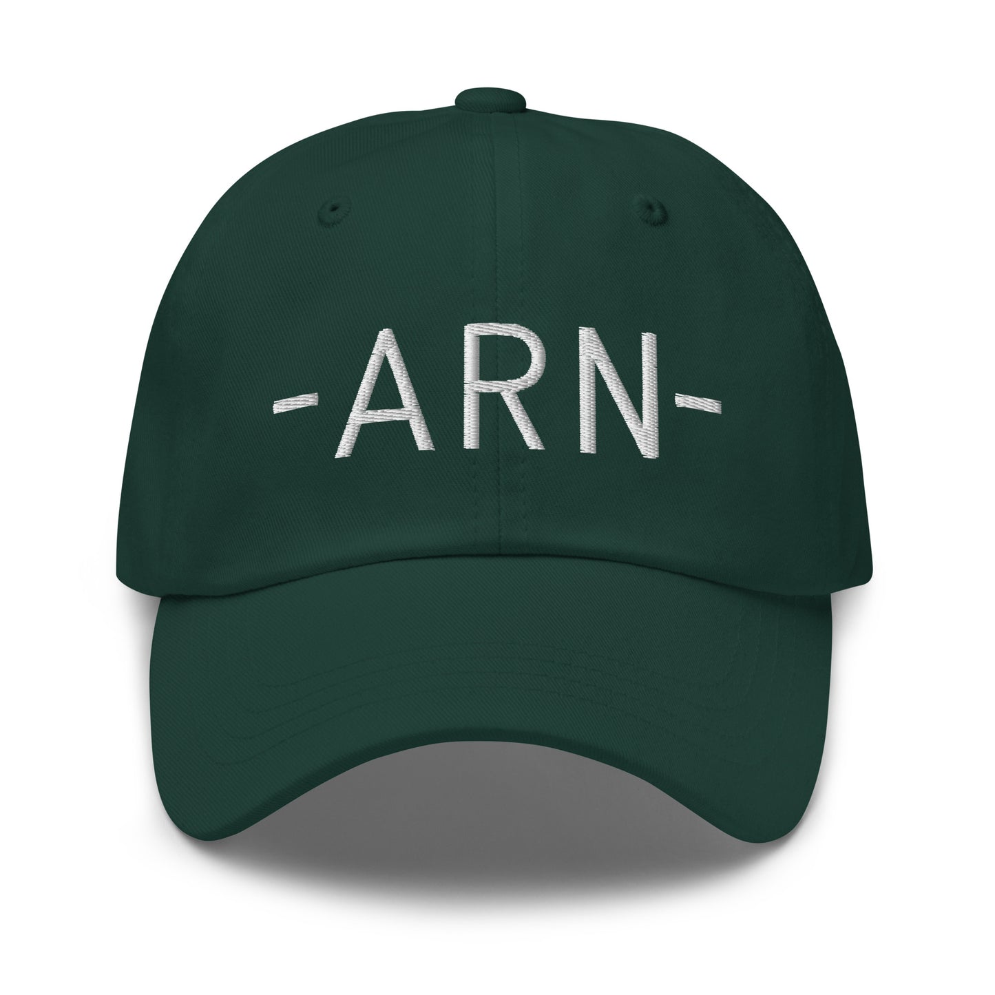 ARN Stockholm Baseball Cap • Minimalist Lettering in White • YHM Designs - Image 17