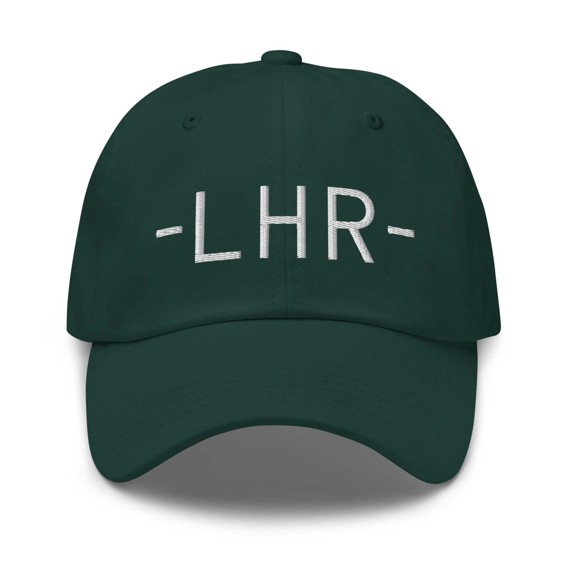 Souvenir Baseball Cap - White • LHR London • YHM Designs - Image 17