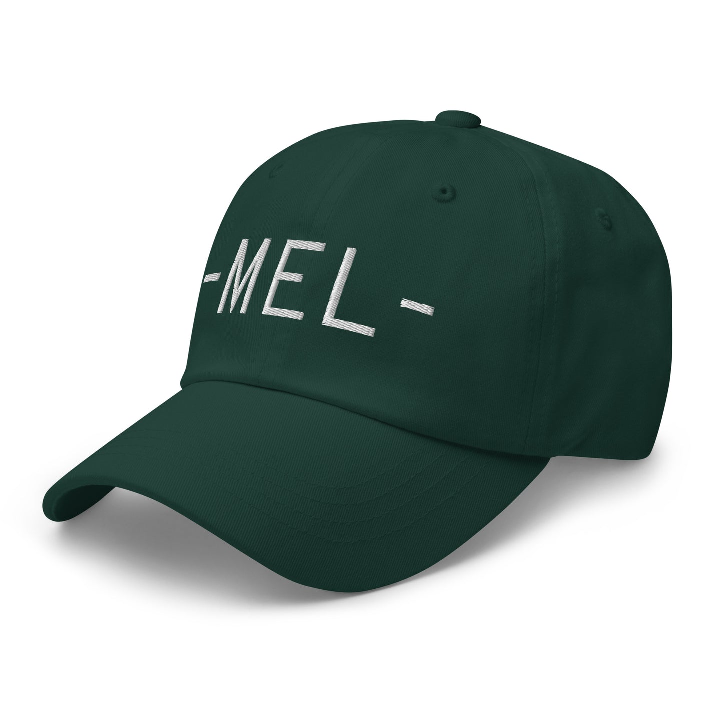 Souvenir Baseball Cap - White • MEL Melbourne • YHM Designs - Image 18
