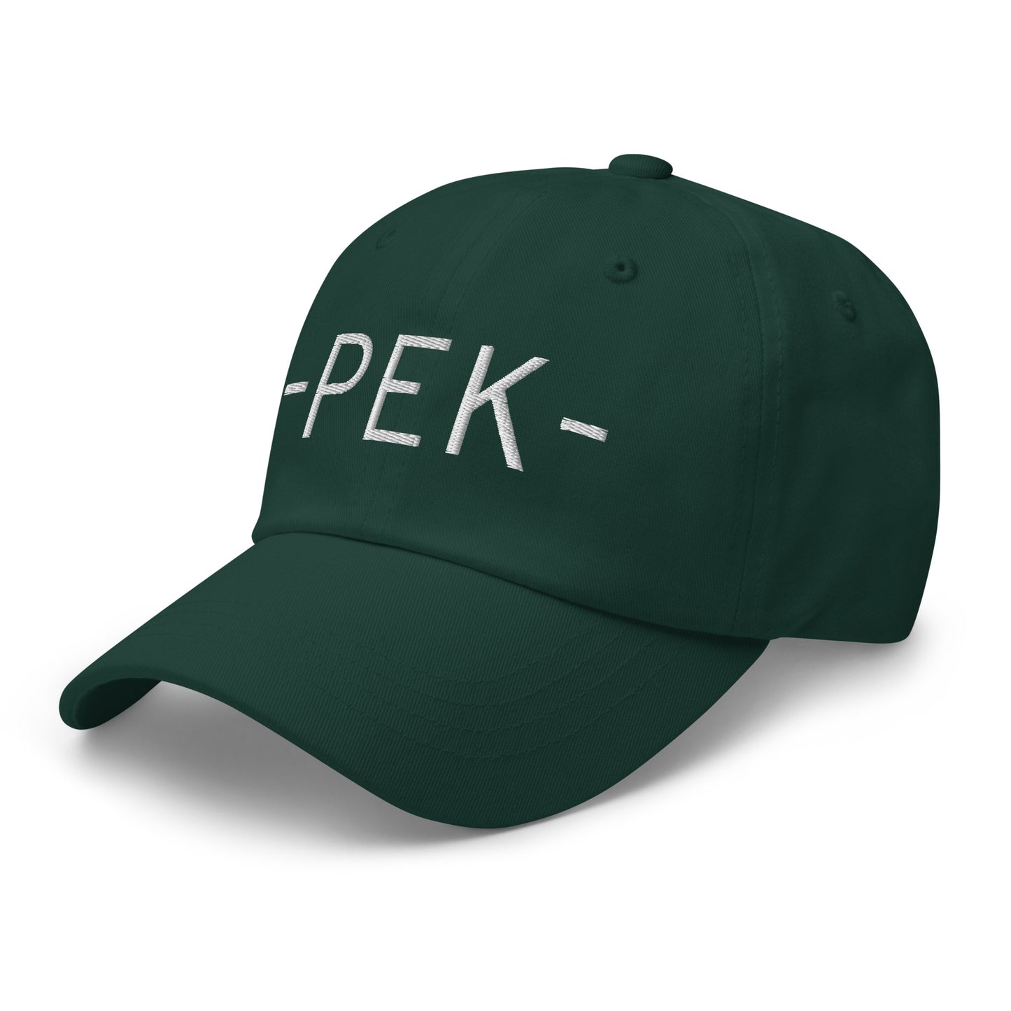 Souvenir Baseball Cap - White • PEK Beijing • YHM Designs - Image 18