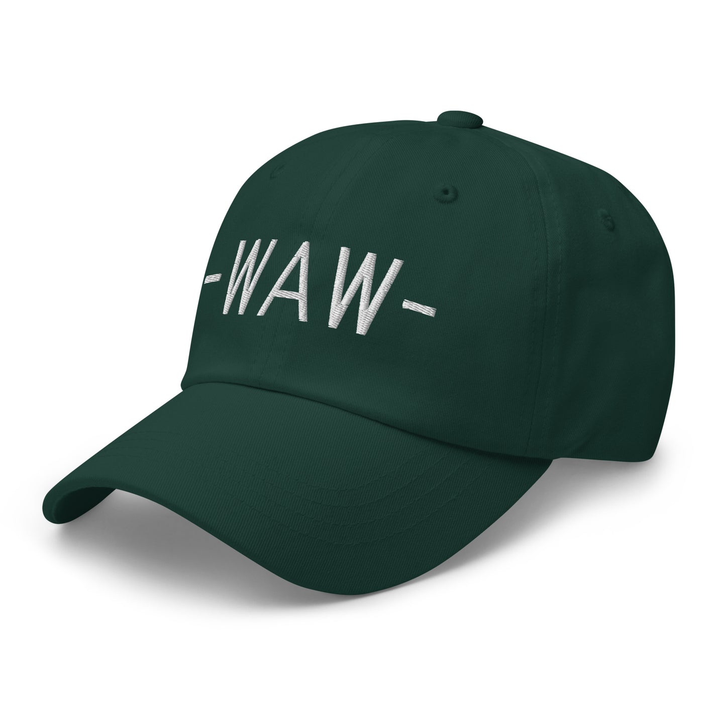 Souvenir Baseball Cap - White • WAW Warsaw • YHM Designs - Image 18