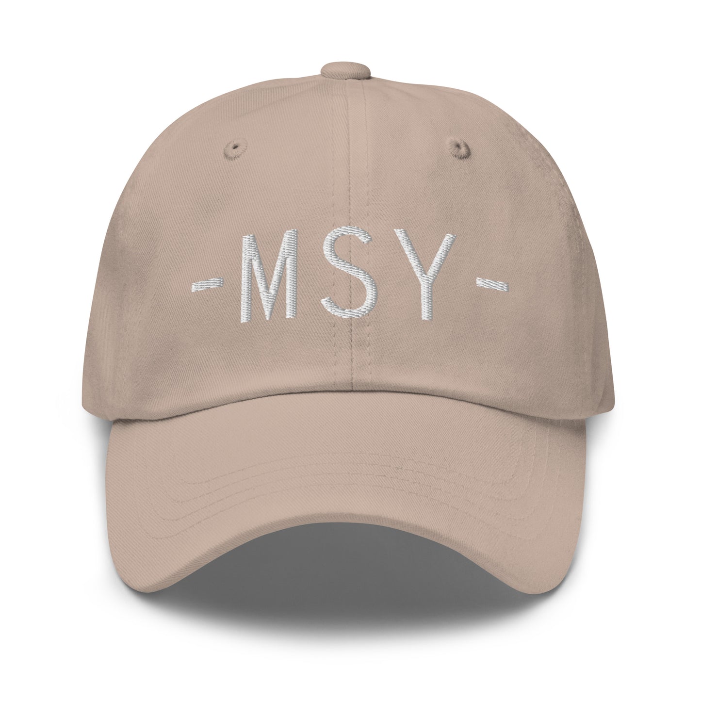 Souvenir Baseball Cap - White • MSY New Orleans • YHM Designs - Image 23