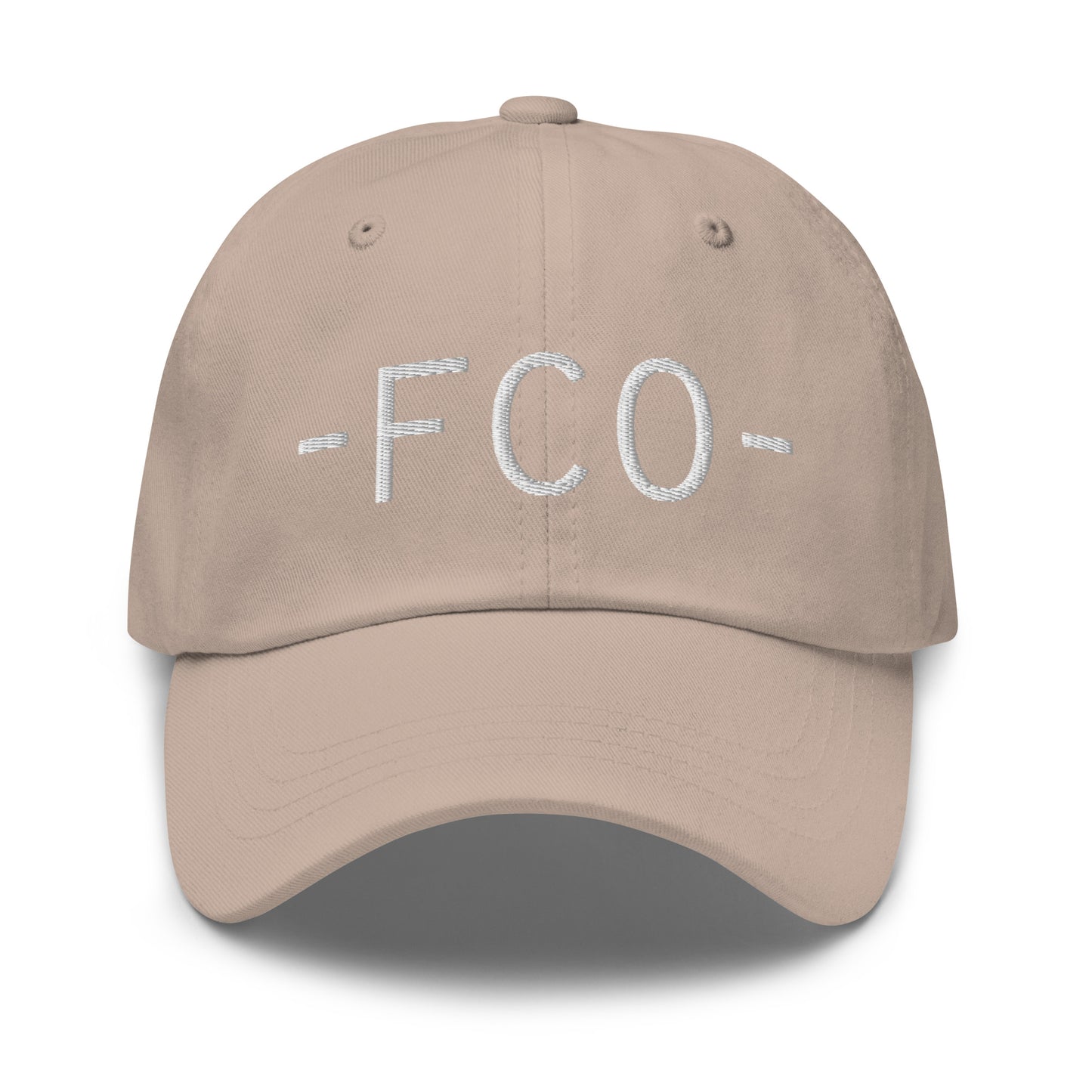 Souvenir Baseball Cap - White • FCO Rome • YHM Designs - Image 23