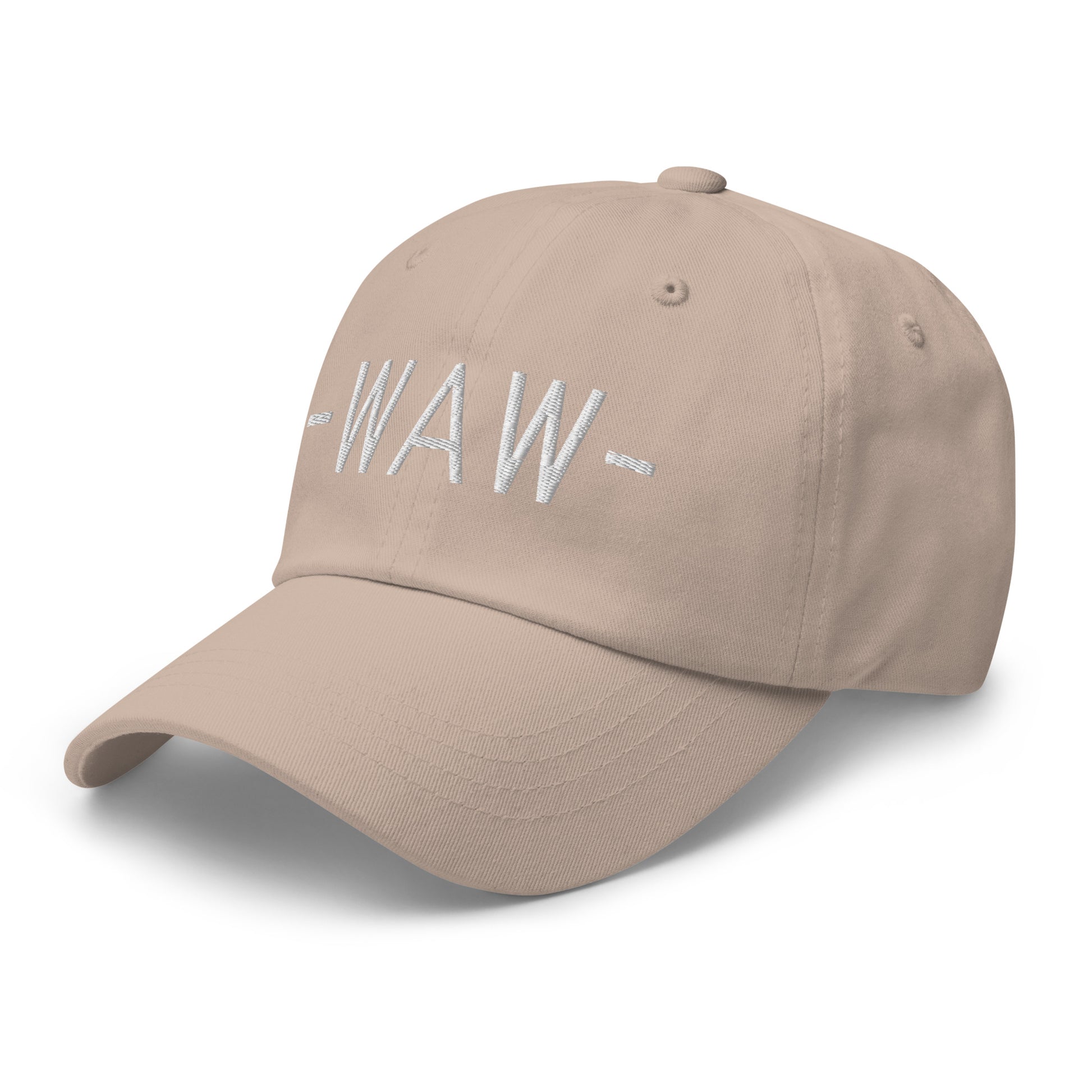 Souvenir Baseball Cap - White • WAW Warsaw • YHM Designs - Image 24