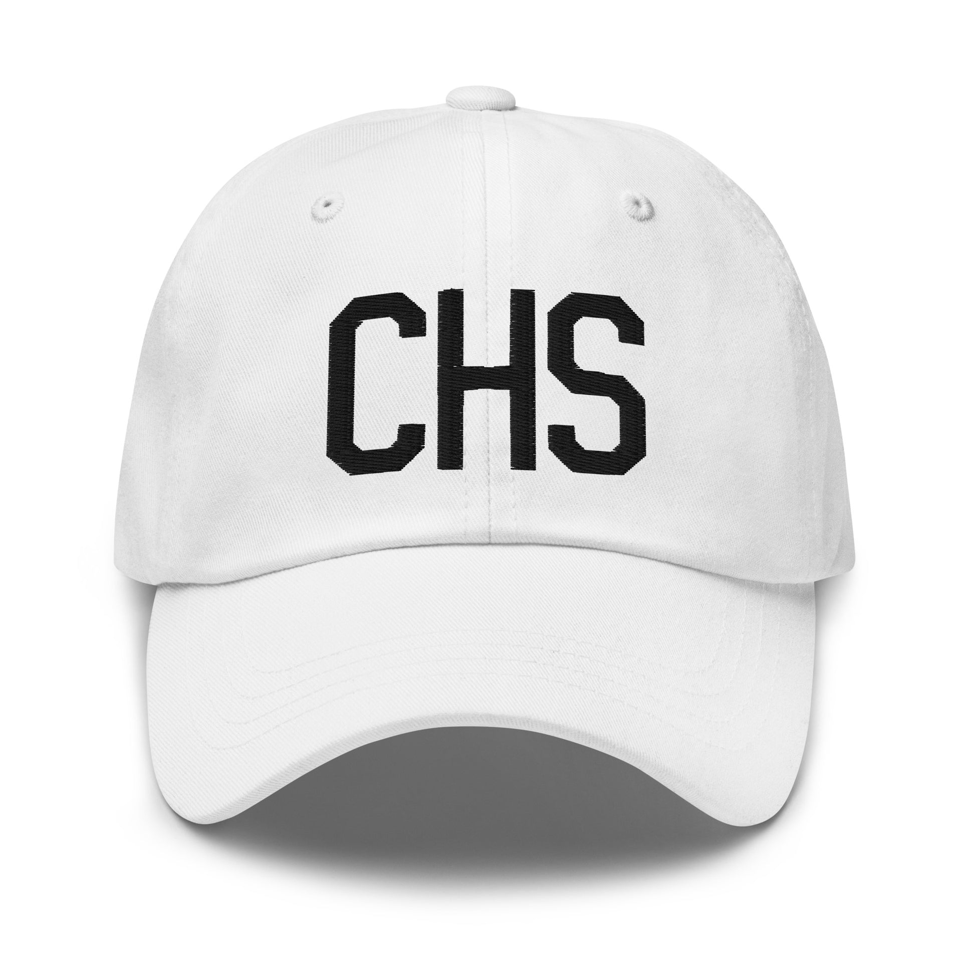 Airport Code Baseball Cap - Black • CHS Charleston • YHM Designs - Image 18