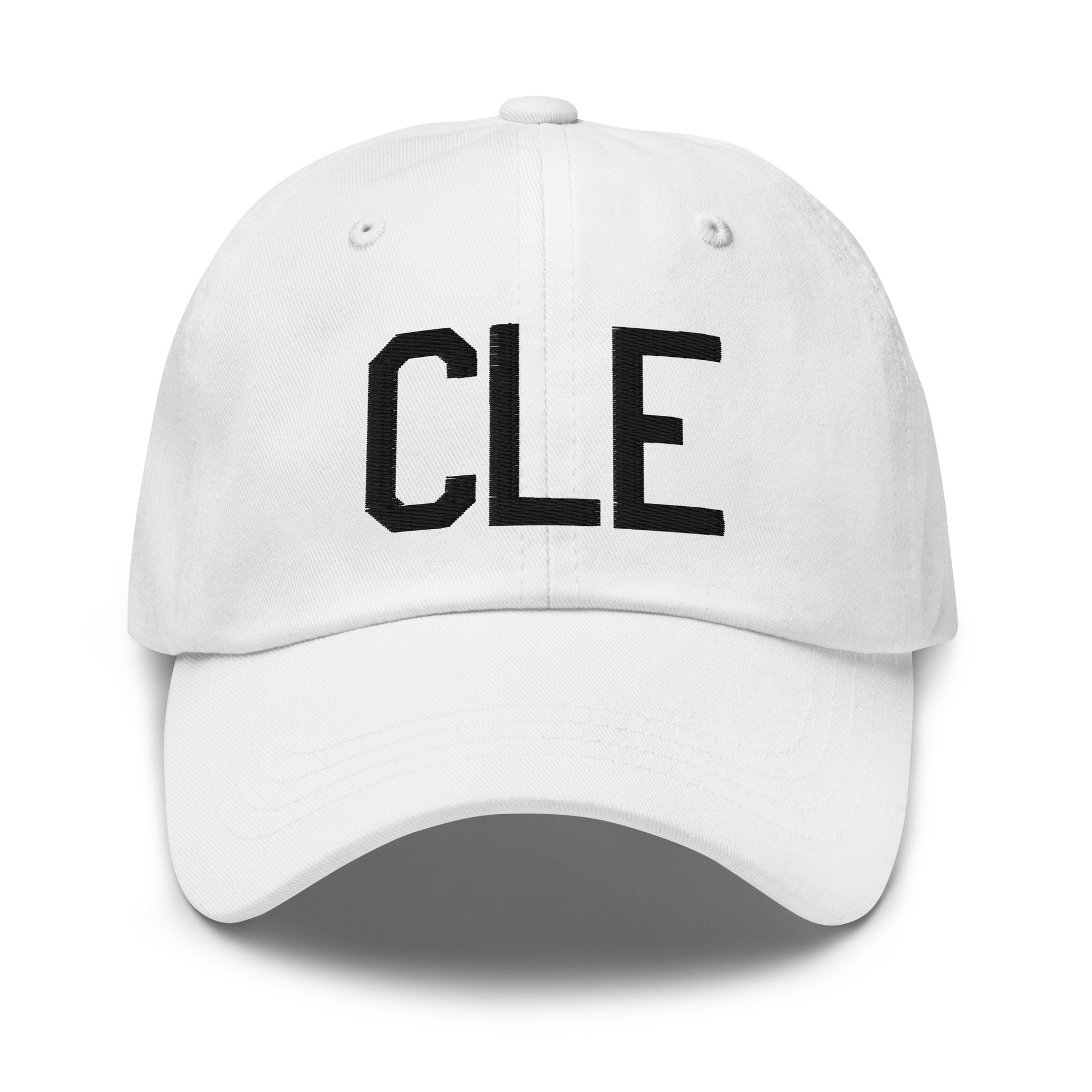 Airport Code Baseball Cap - Black • CLE Cleveland • YHM Designs - Image 18