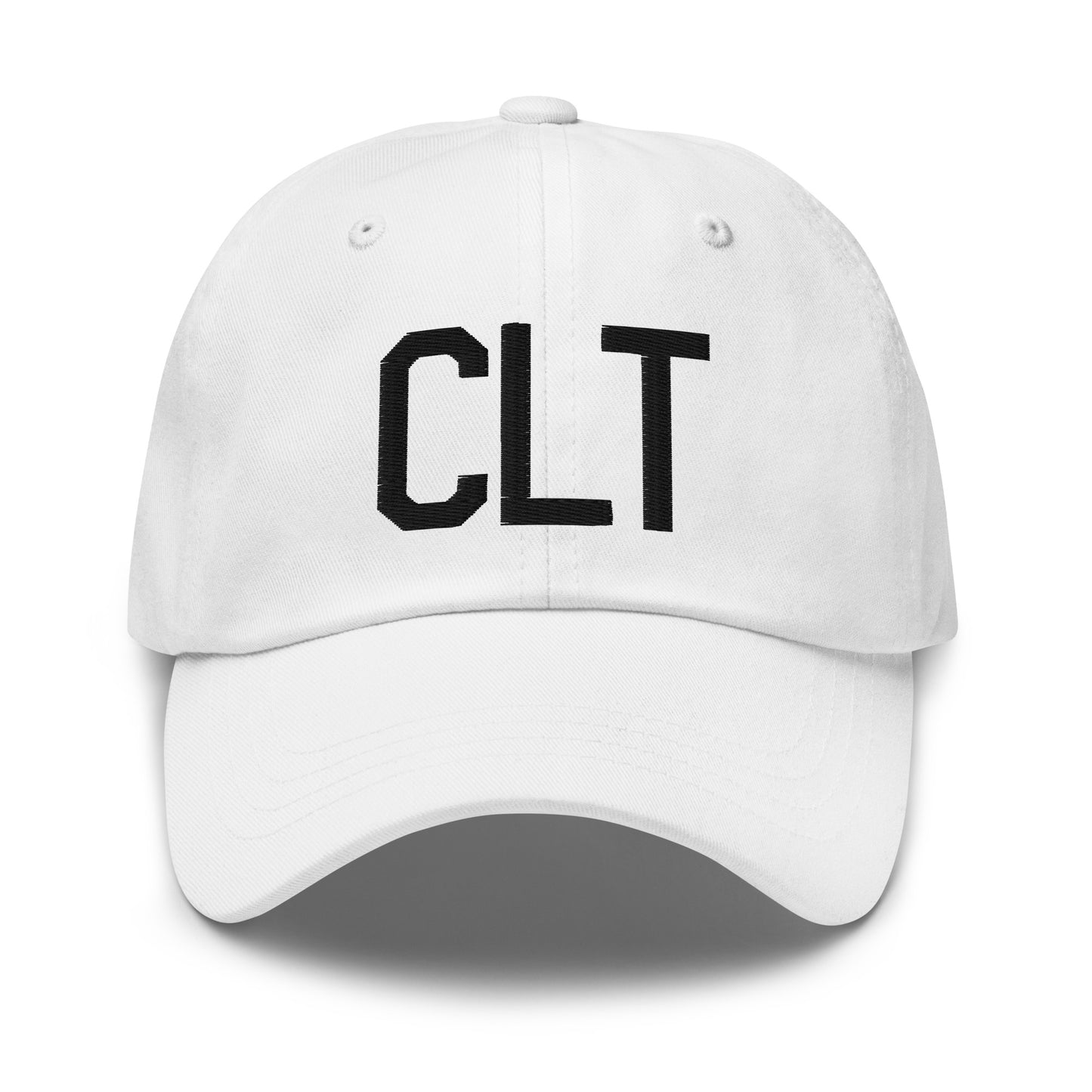 Airport Code Baseball Cap - Black • CLT Charlotte • YHM Designs - Image 18