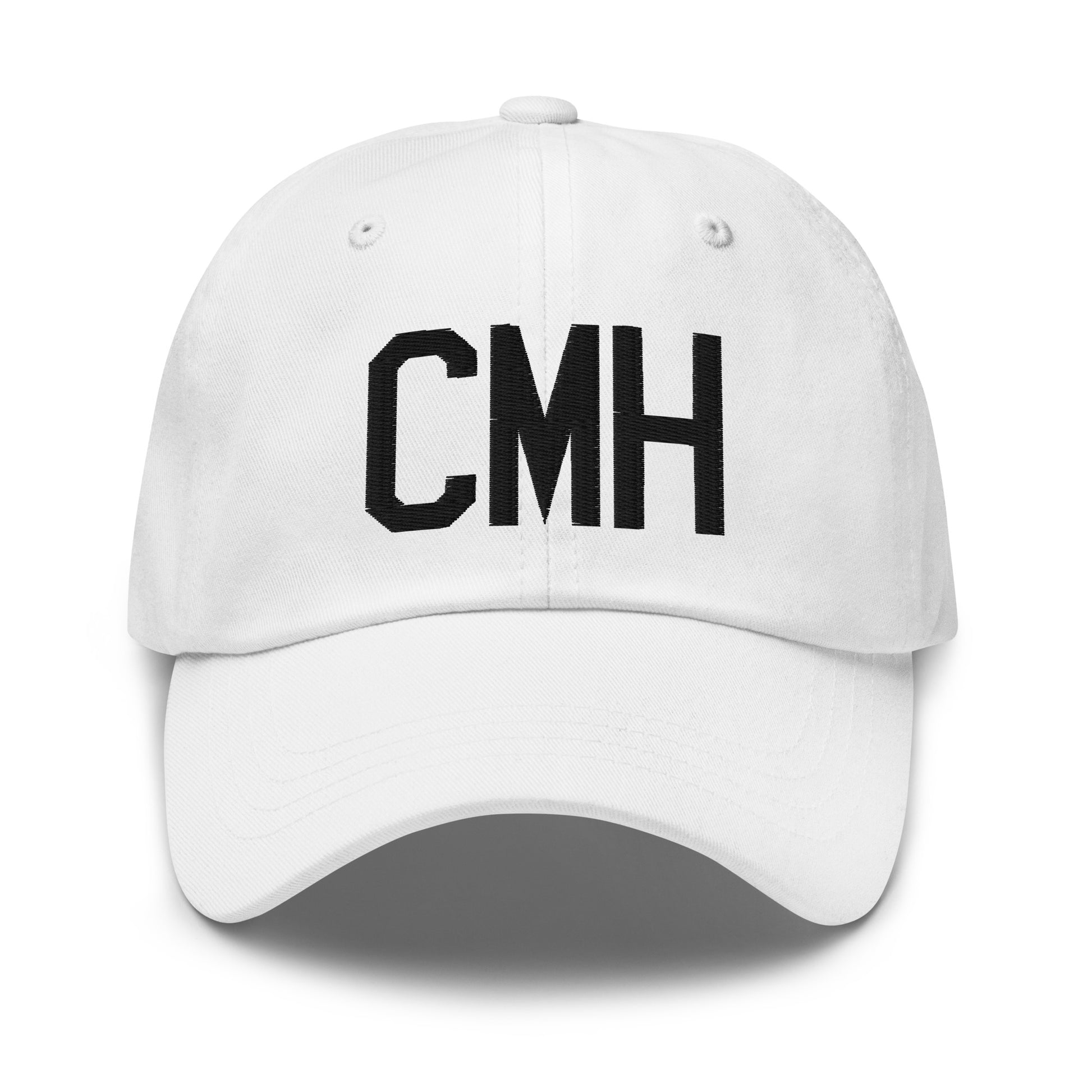 Airport Code Baseball Cap - Black • CMH Columbus • YHM Designs - Image 18