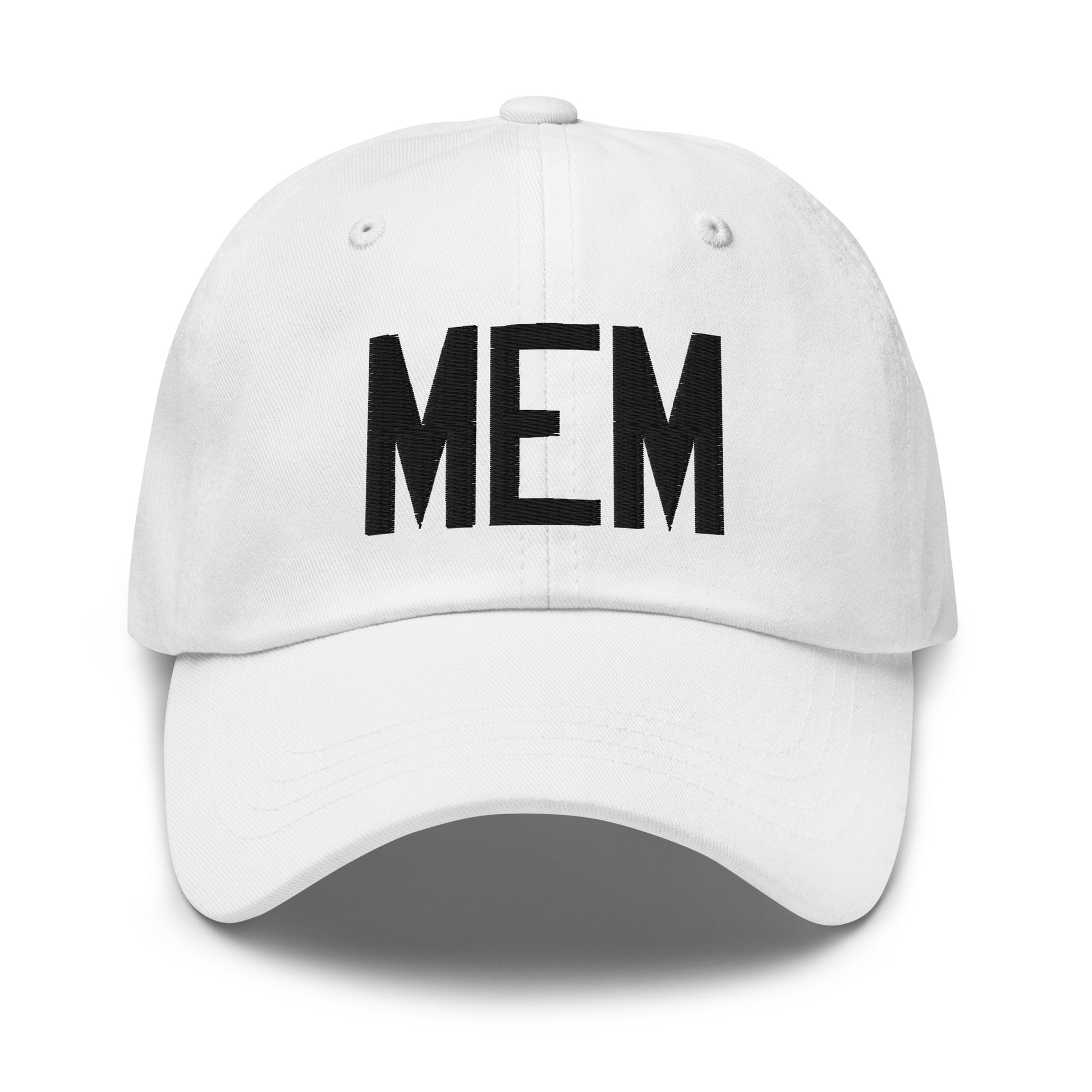 Airport Code Baseball Cap - Black • MEM Memphis • YHM Designs - Image 18
