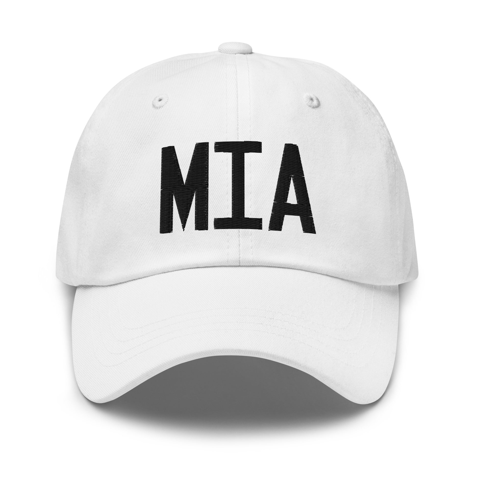 Airport Code Baseball Cap - Black • MIA Miami • YHM Designs - Image 18