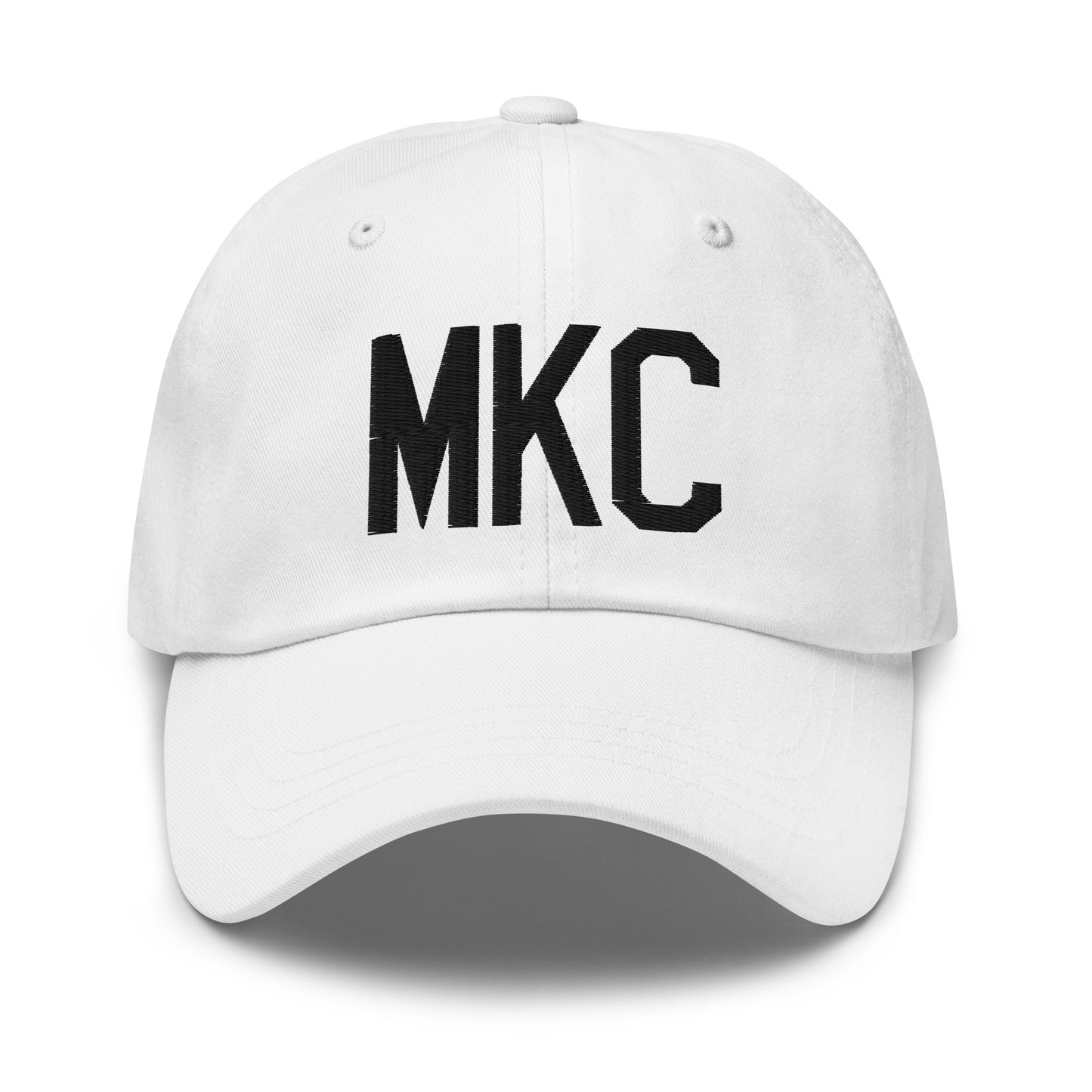Airport Code Baseball Cap - Black • MKC Kansas City • YHM Designs - Image 18