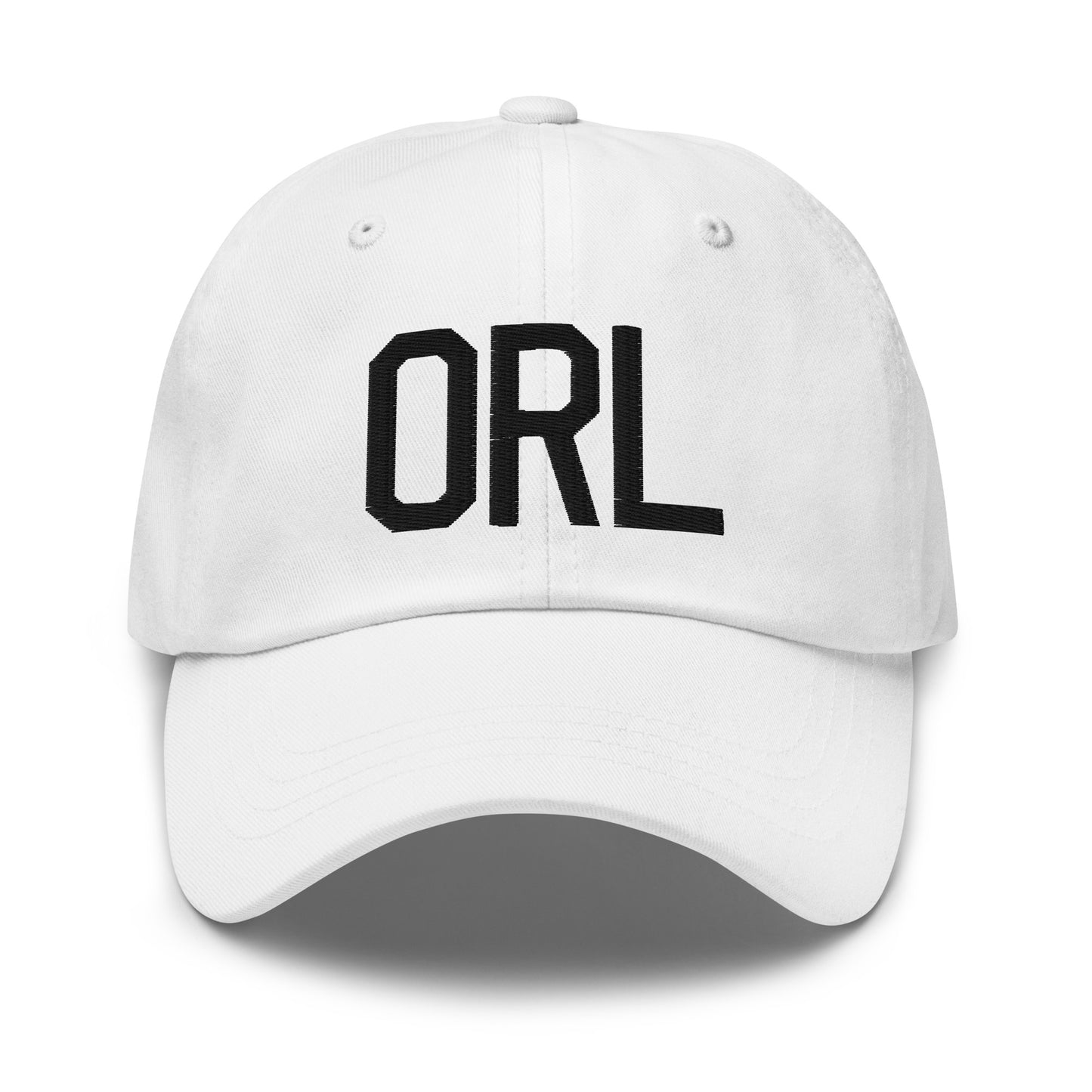 Airport Code Baseball Cap - Black • ORL Orlando • YHM Designs - Image 18