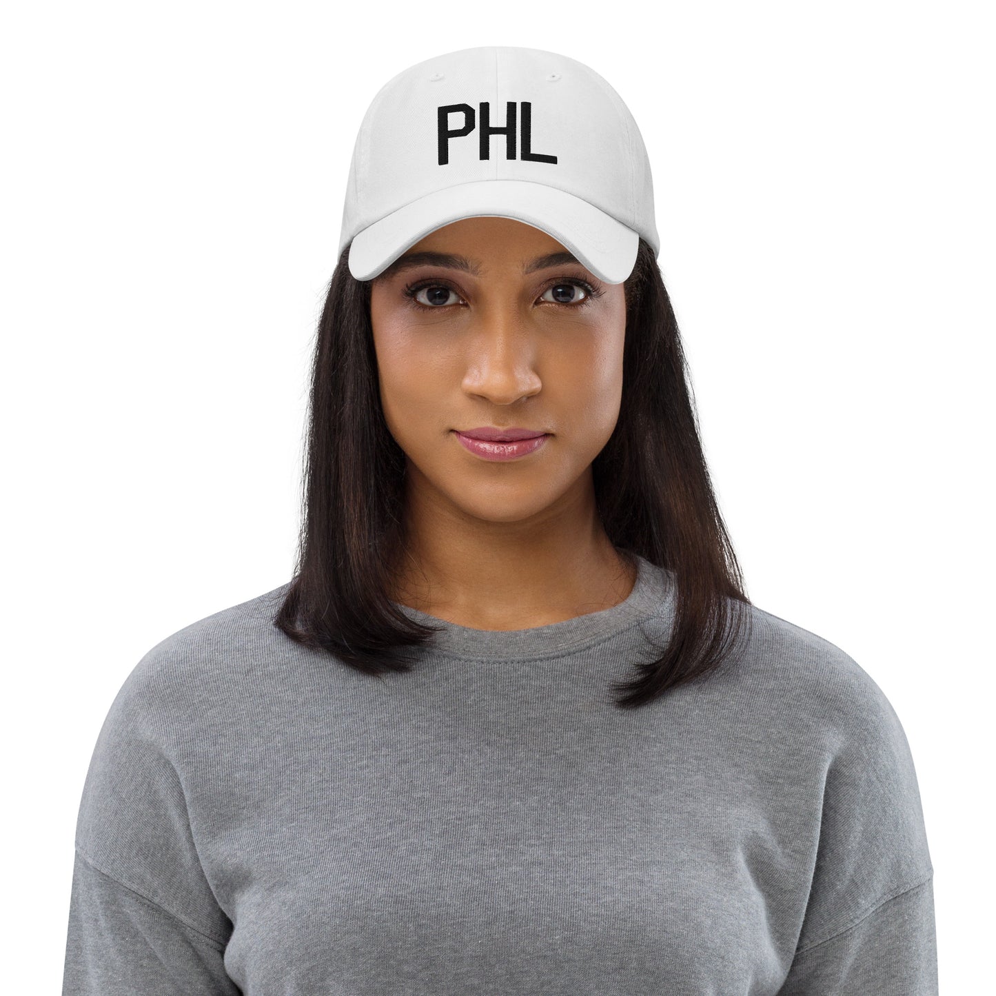 PHL Philadelphia Baseball Cap • Air Force Lettering in Black • YHM Designs - Image 08