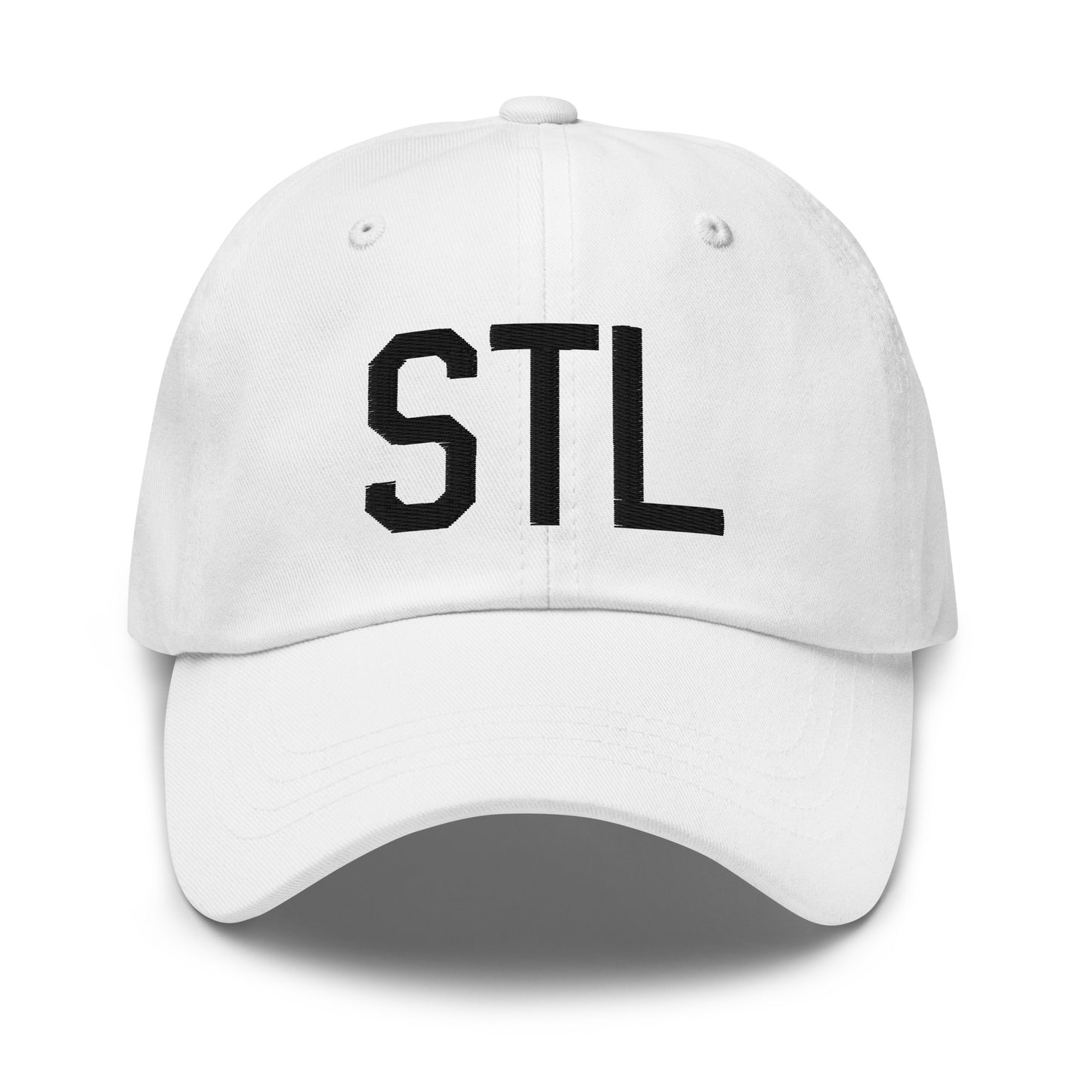 Airport Code Baseball Cap - Black • STL St. Louis • YHM Designs - Image 18