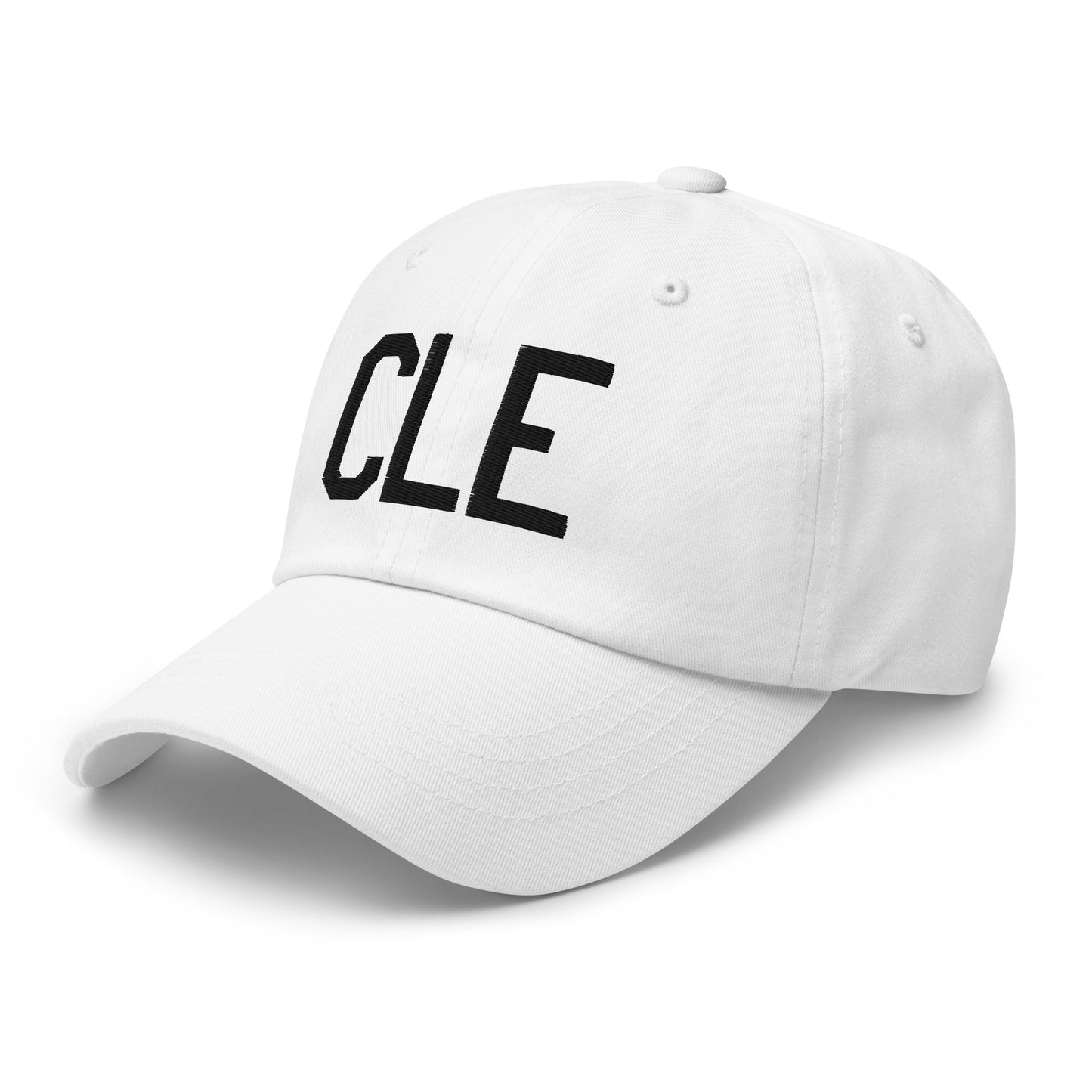 Airport Code Baseball Cap - Black • CLE Cleveland • YHM Designs - Image 20