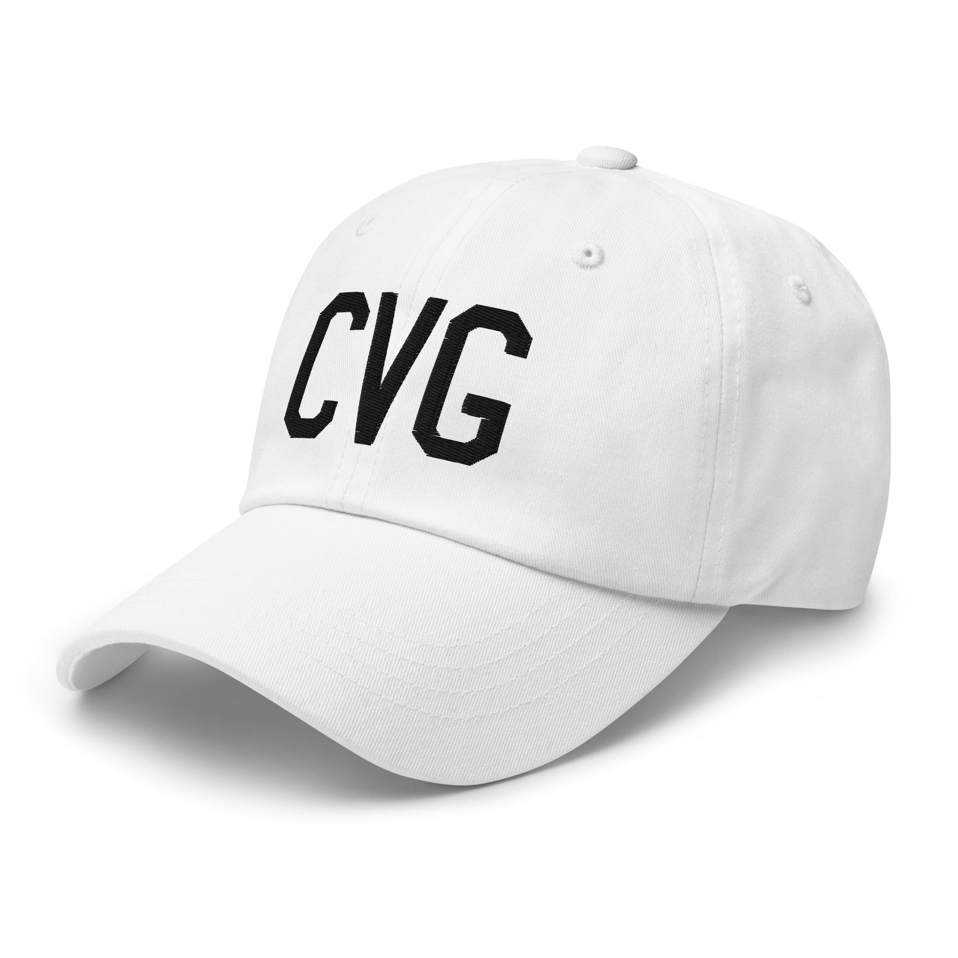 Airport Code Baseball Cap - Black • CVG Cincinnati • YHM Designs - Image 20