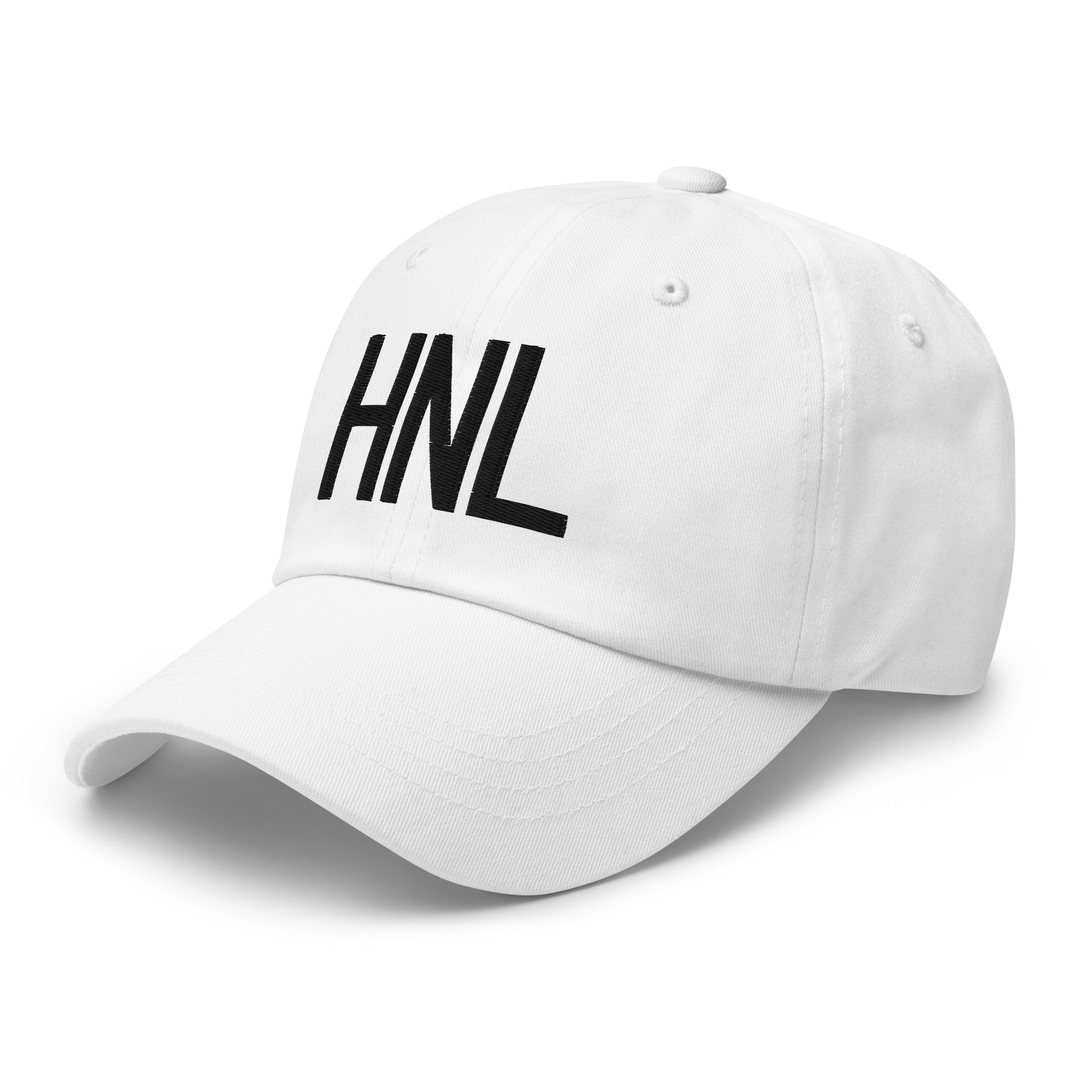 Airport Code Baseball Cap - Black • HNL Honolulu • YHM Designs - Image 20