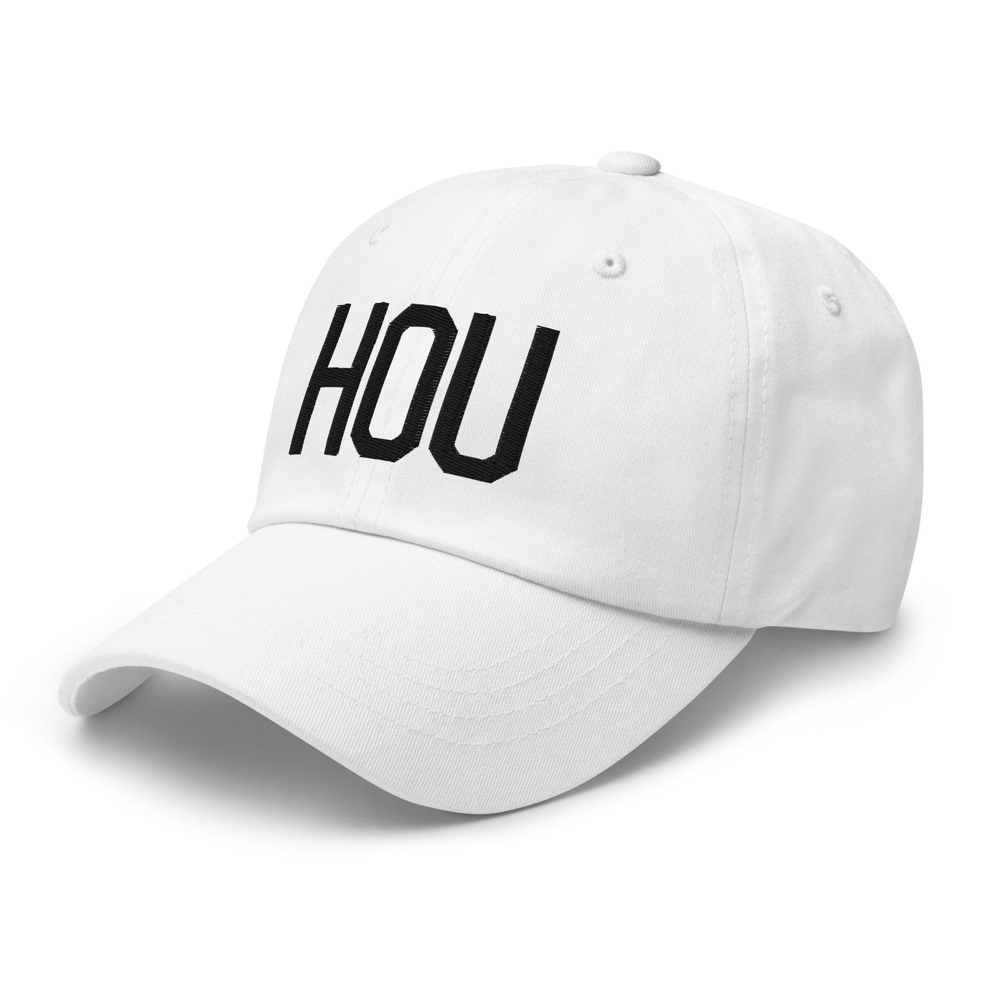 Airport Code Baseball Cap - Black • HOU Houston • YHM Designs - Image 20