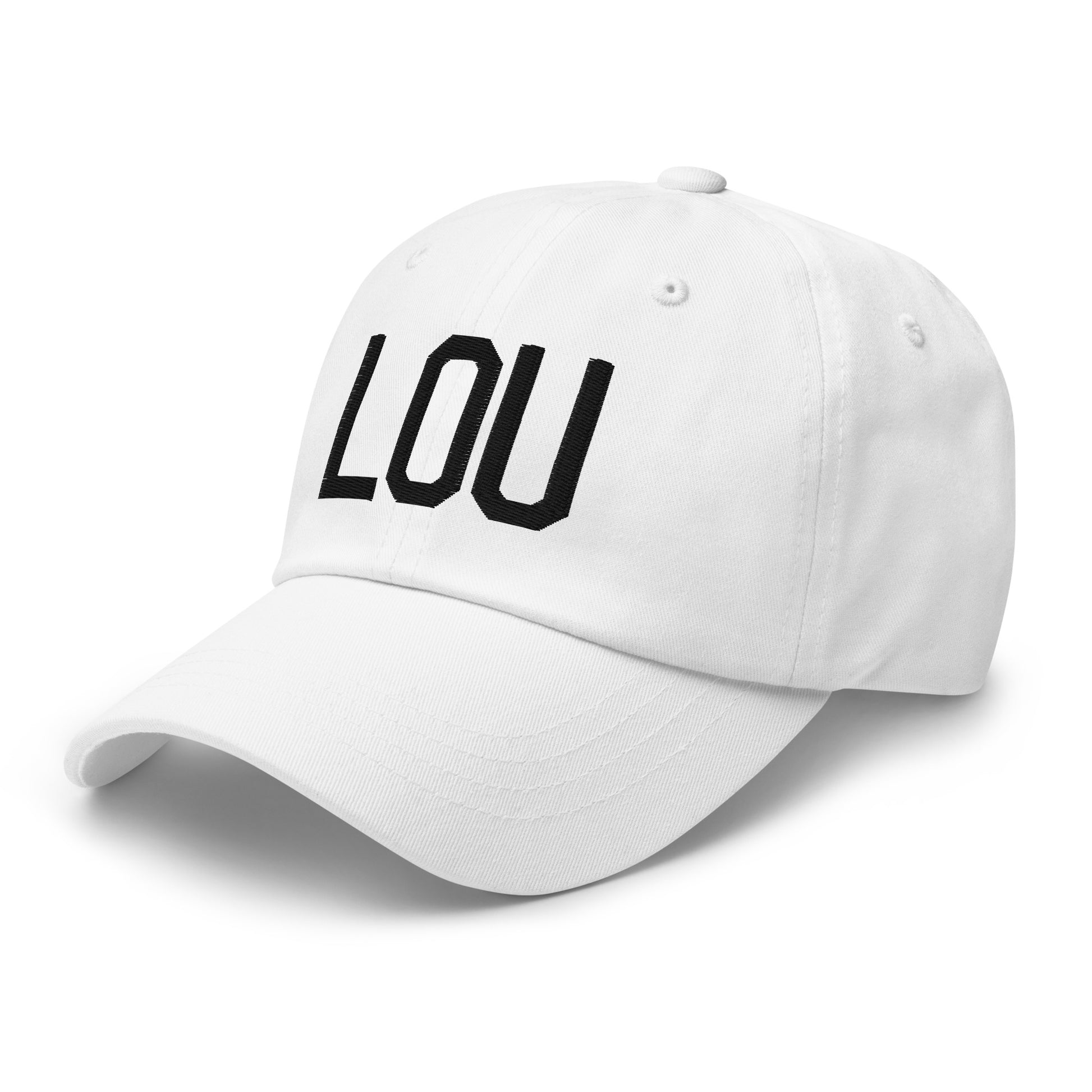 Airport Code Baseball Cap - Black • LOU Louisville • YHM Designs - Image 20