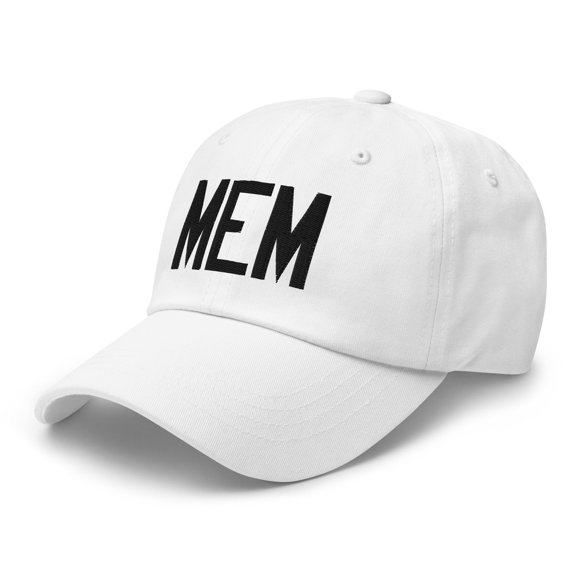 Airport Code Baseball Cap - Black • MEM Memphis • YHM Designs - Image 20