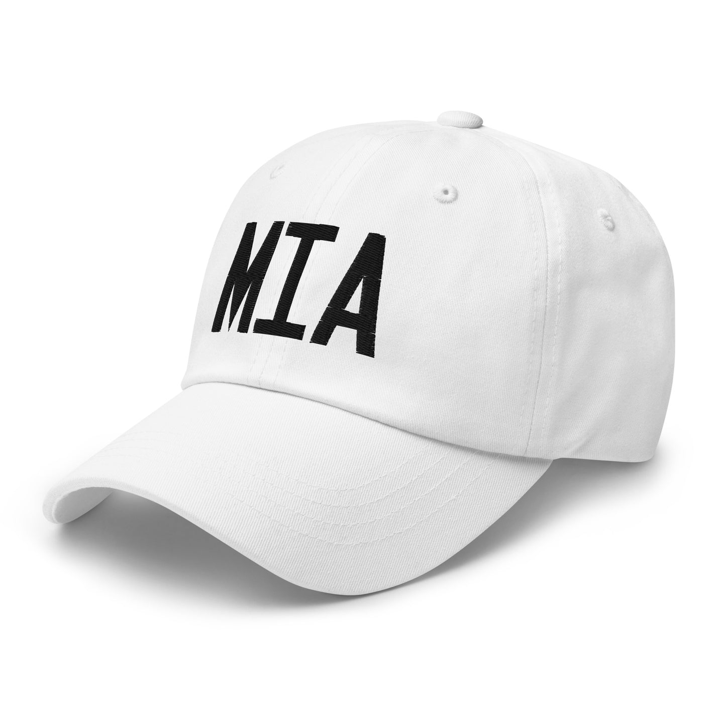 Airport Code Baseball Cap - Black • MIA Miami • YHM Designs - Image 20