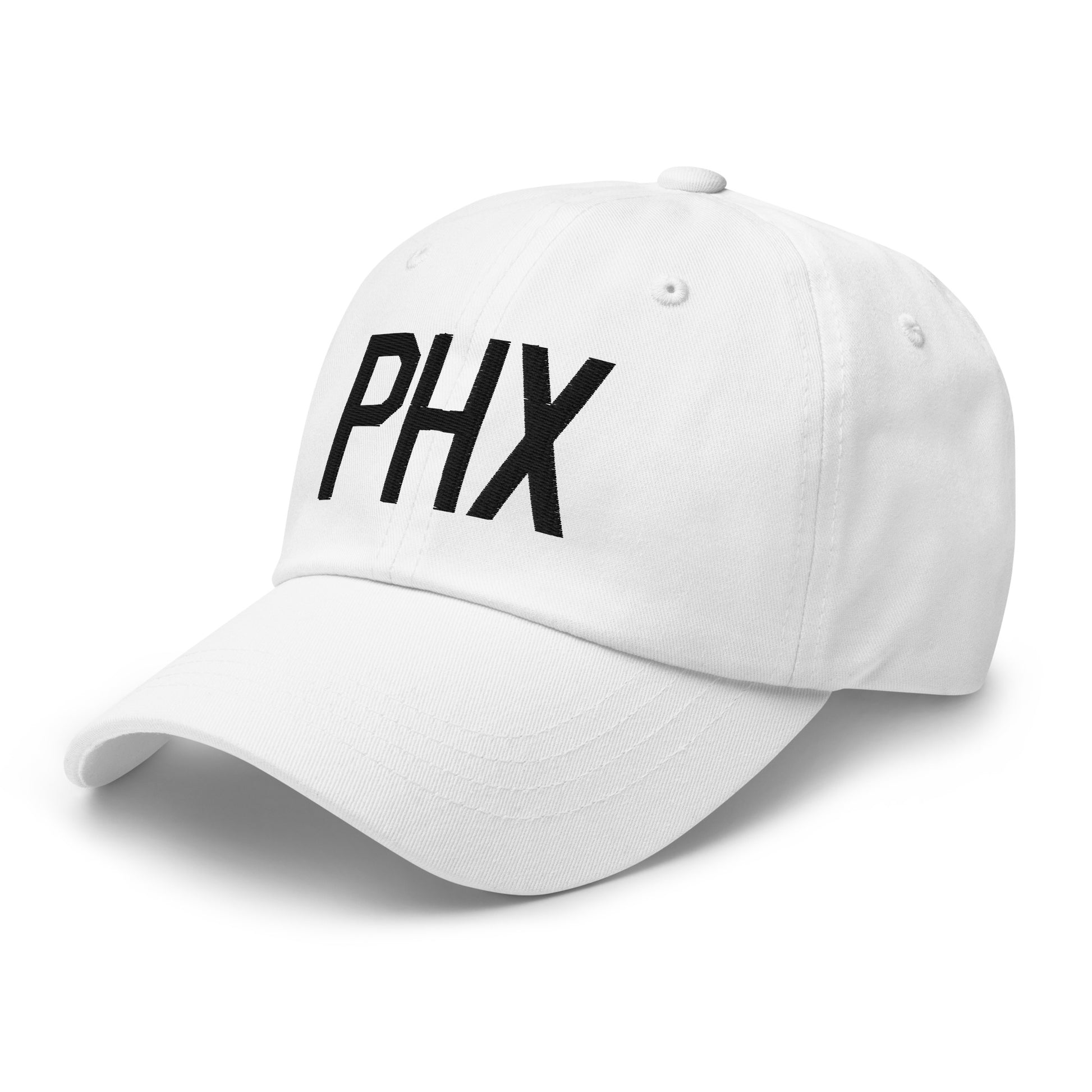 Airport Code Baseball Cap - Black • PHX Phoenix • YHM Designs - Image 20