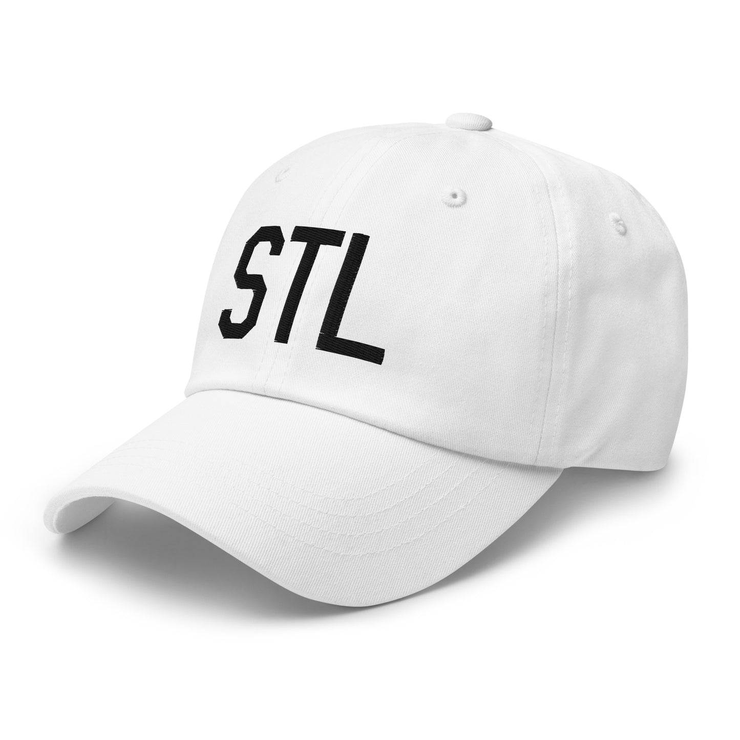 Airport Code Baseball Cap - Black • STL St. Louis • YHM Designs - Image 20