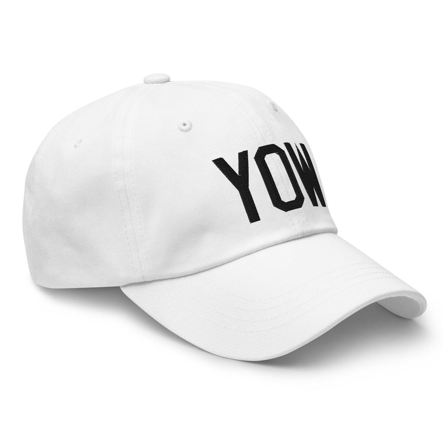 Airport Code Baseball Cap - Black • YOW Ottawa • YHM Designs - Image 19