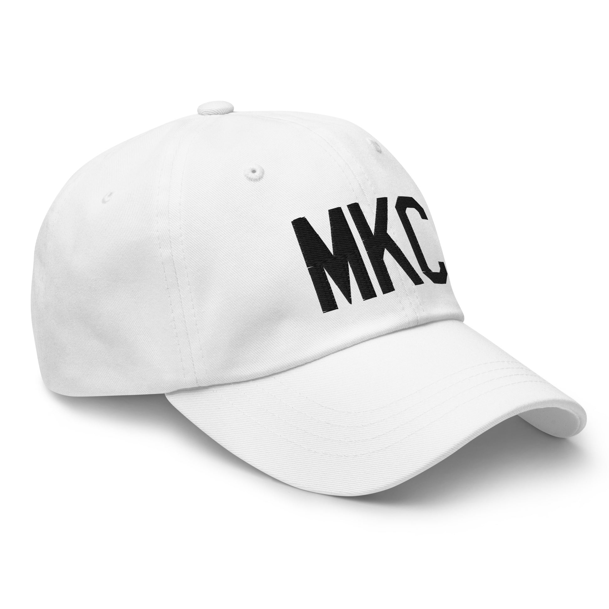 Airport Code Baseball Cap - Black • MKC Kansas City • YHM Designs - Image 19